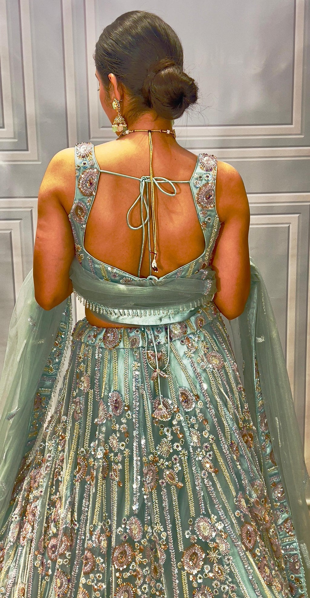 WEDDING RECEPTION LEHENGA CHOLI,ENGAGMENT,TRADITIONAL,FUNCTIONAL WEAR OUTFIT