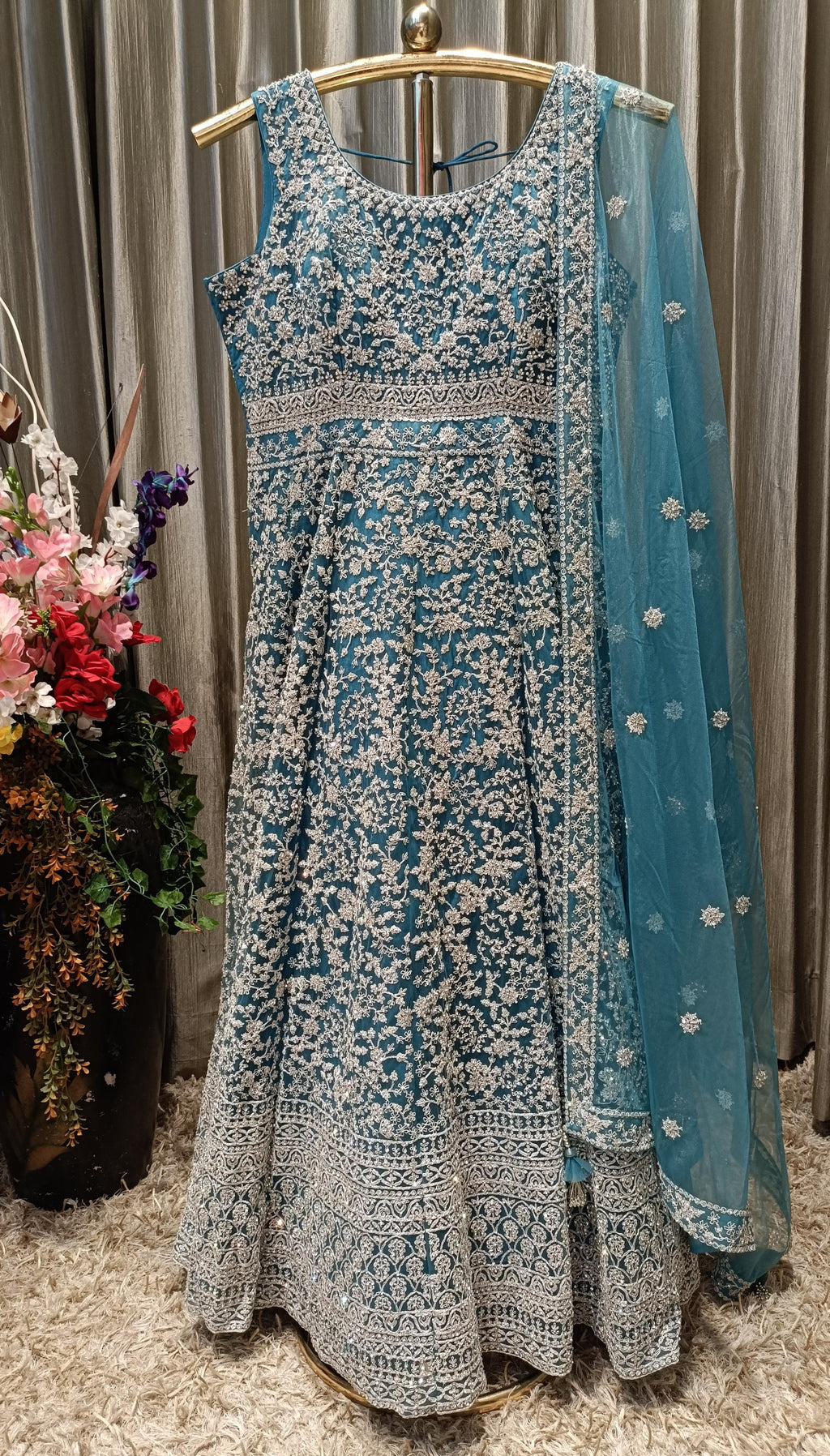 ANARKALI GOWN ,FESTIVE OCCASSION,EVENING PARTY,RECEPTION,SANGEET OUTFIT