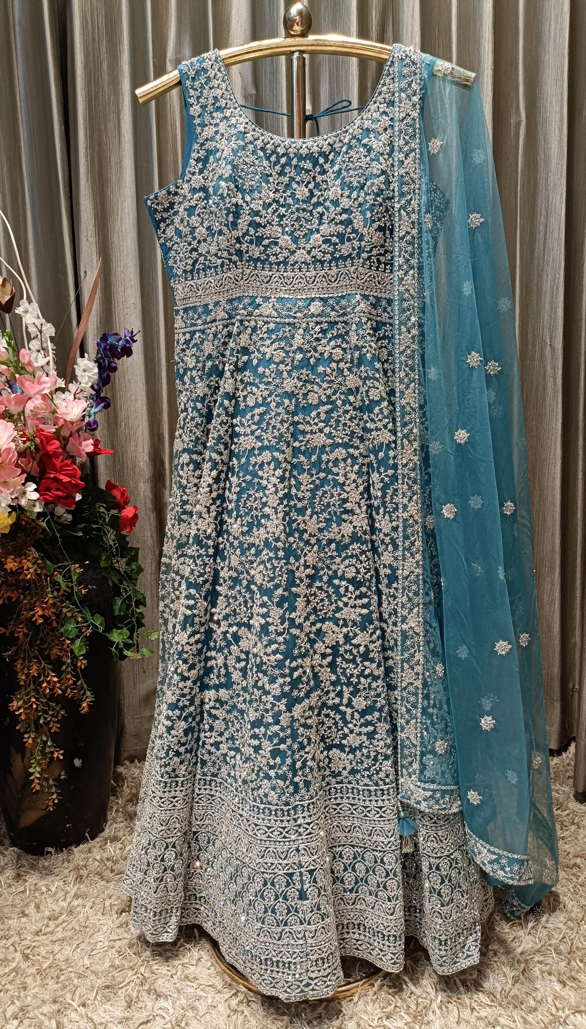 ANARKALI GOWN ,FESTIVE OCCASSION,EVENING PARTY,RECEPTION,SANGEET OUTFIT