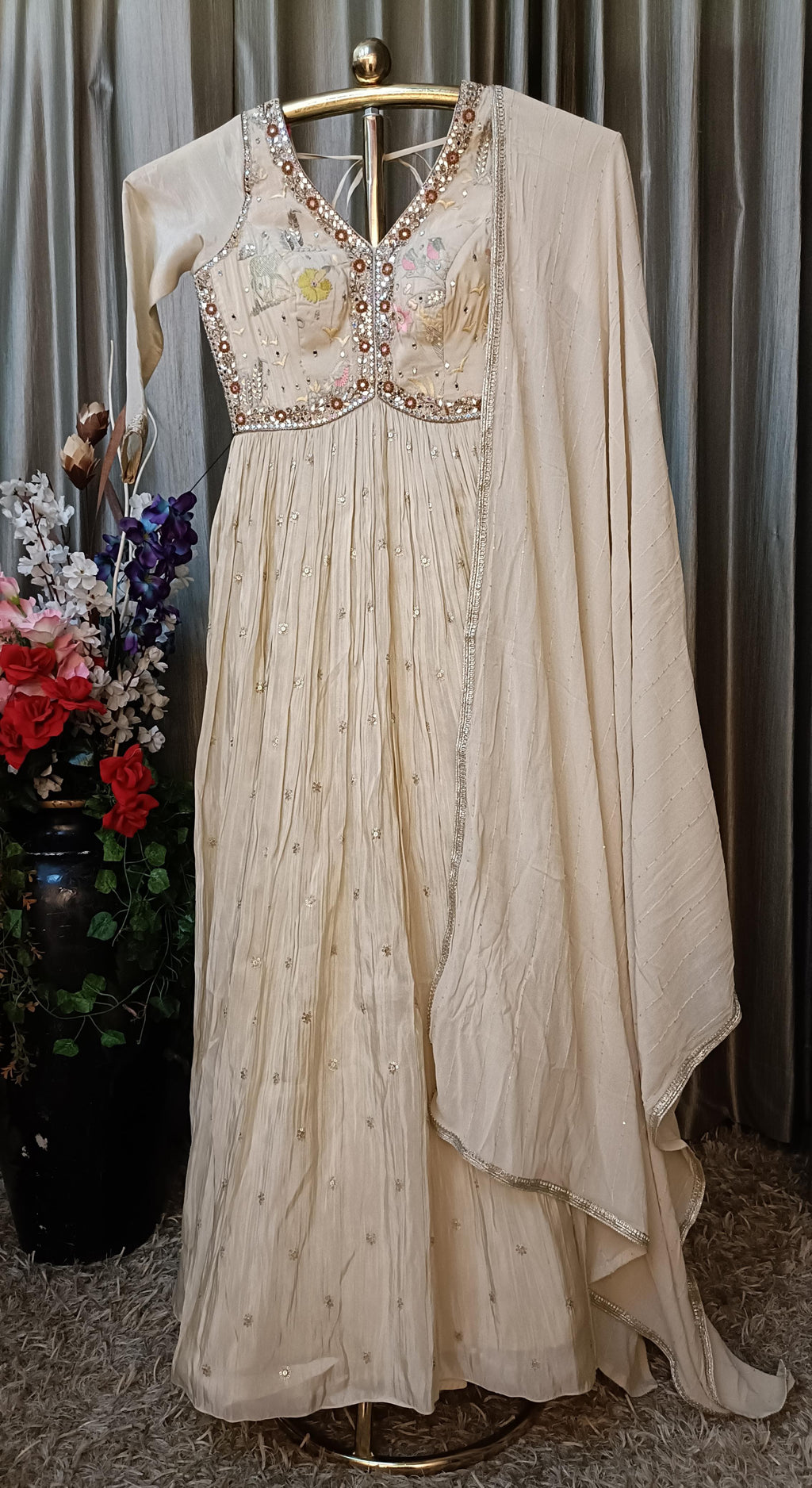 ANARKALI DRESS RECEPTION,SANGEET,FESTIVE OCCASSION,PARTY WEAR OUTFIT