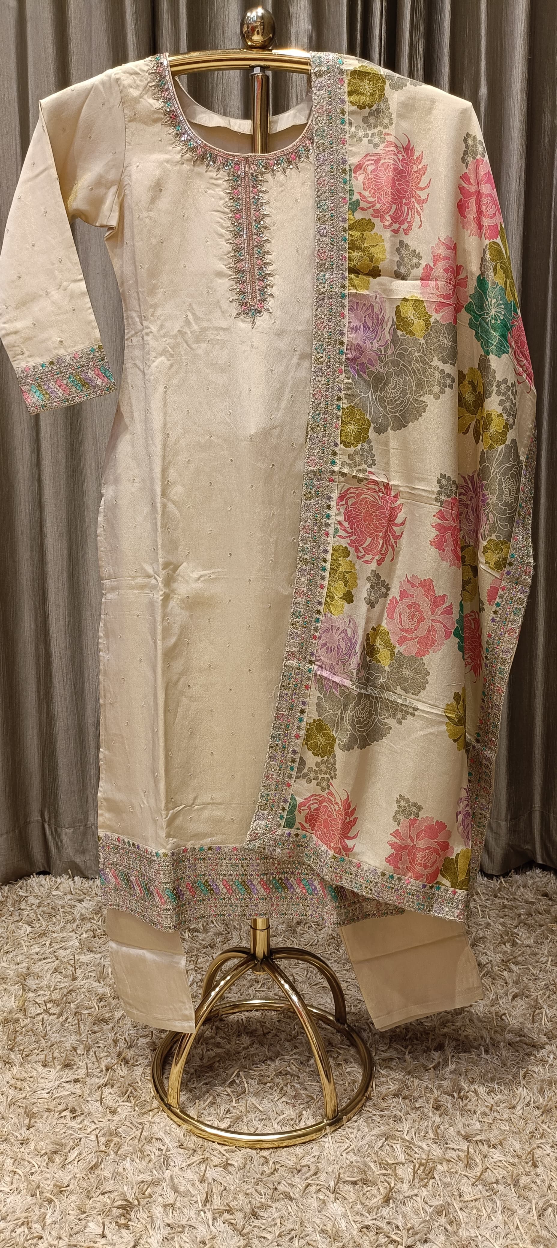SEMI PARTY WEAR KURTA SET
