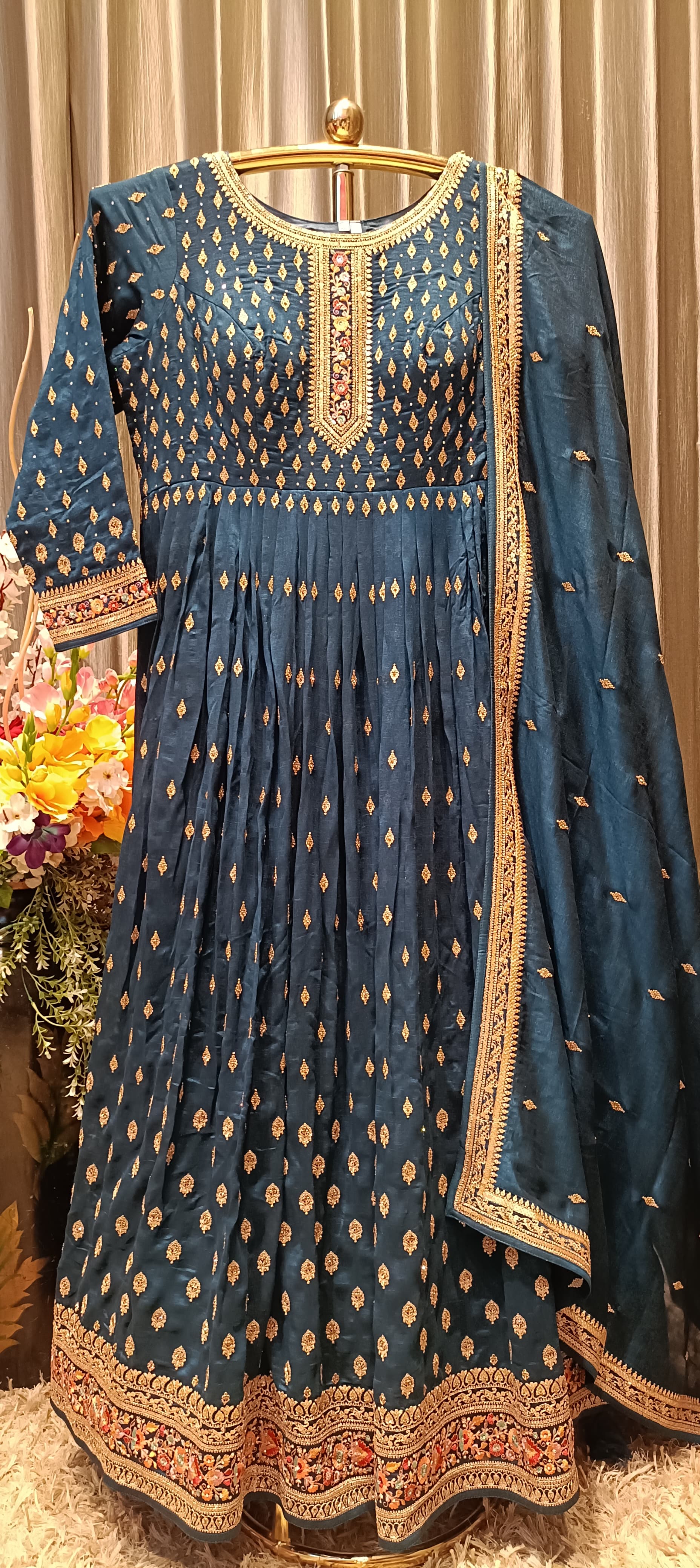 ANARKALI DRESS,WEDDING,RECEPTION,TRADITIONAL,EVENING PARTY WEAR