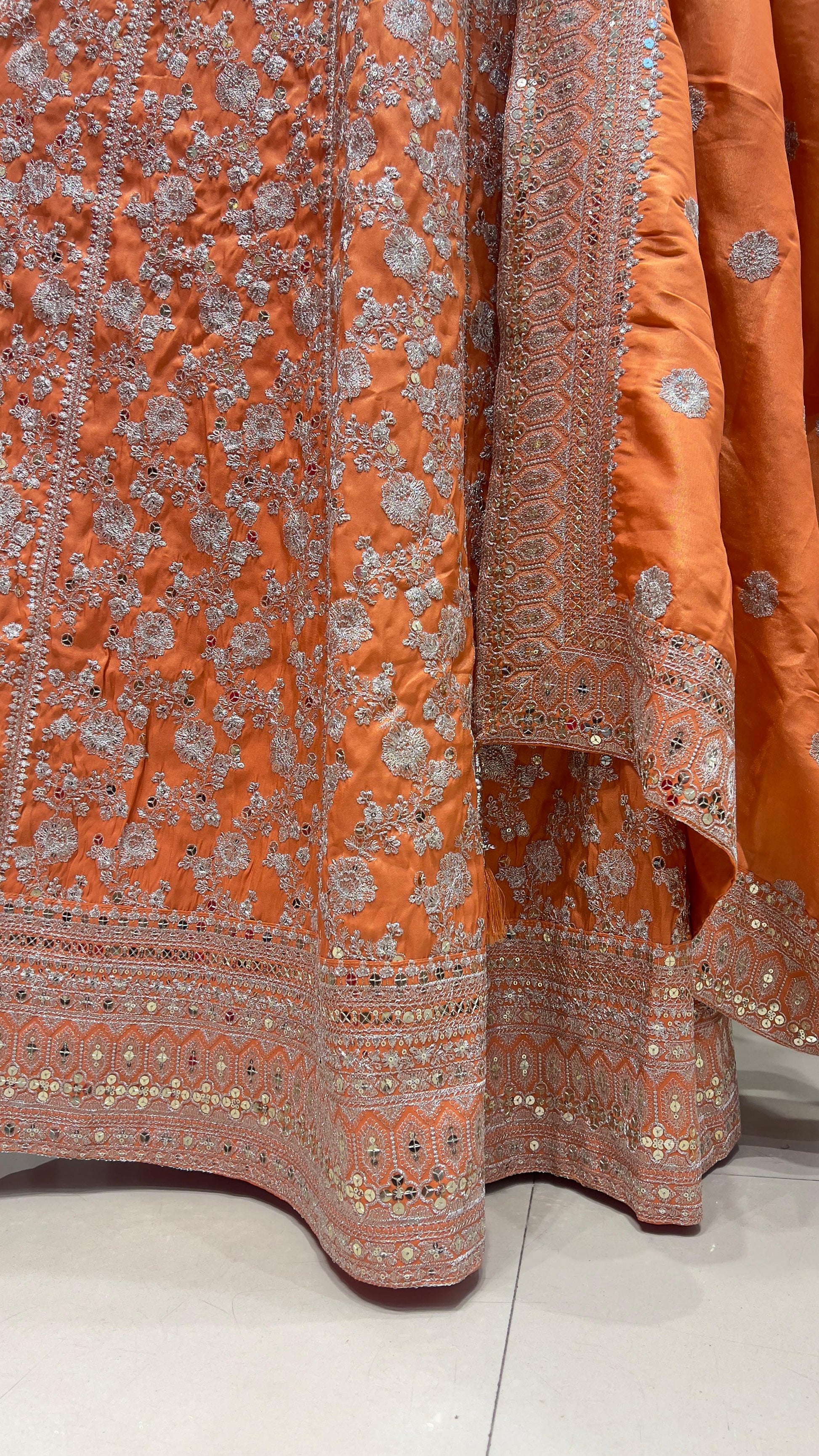 FLOOR LENGTH ANARKALI DRESS SANGEET,RECEPTION,WEDDING,TRADITIONAL,FESTIVE OCCASSION, PARTY WEAR