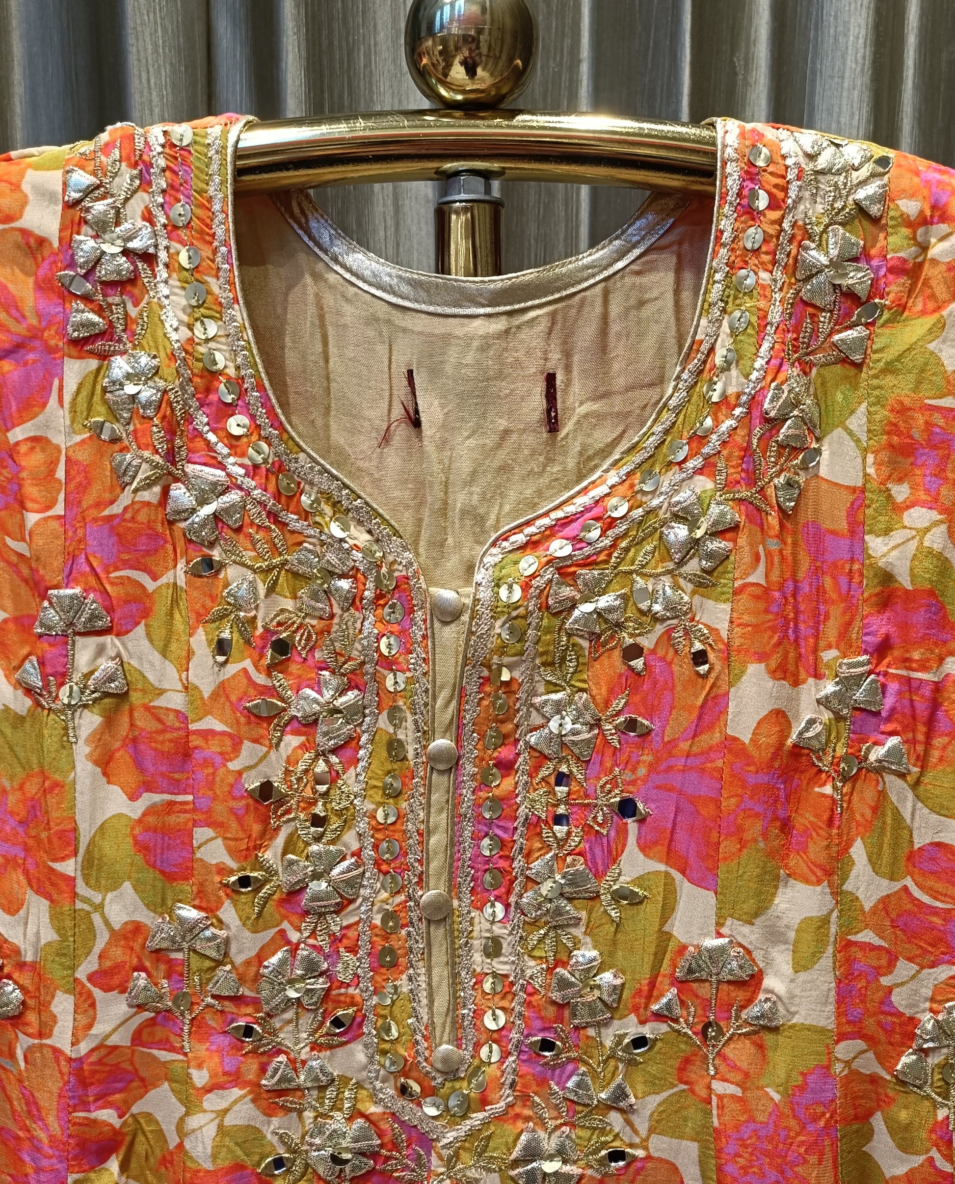 FLORAL PRINT PALAZZO SET WITH ANARKALI SANGEET,MEHNDI, TRADITIONAL,FESTIVE OCCASSION