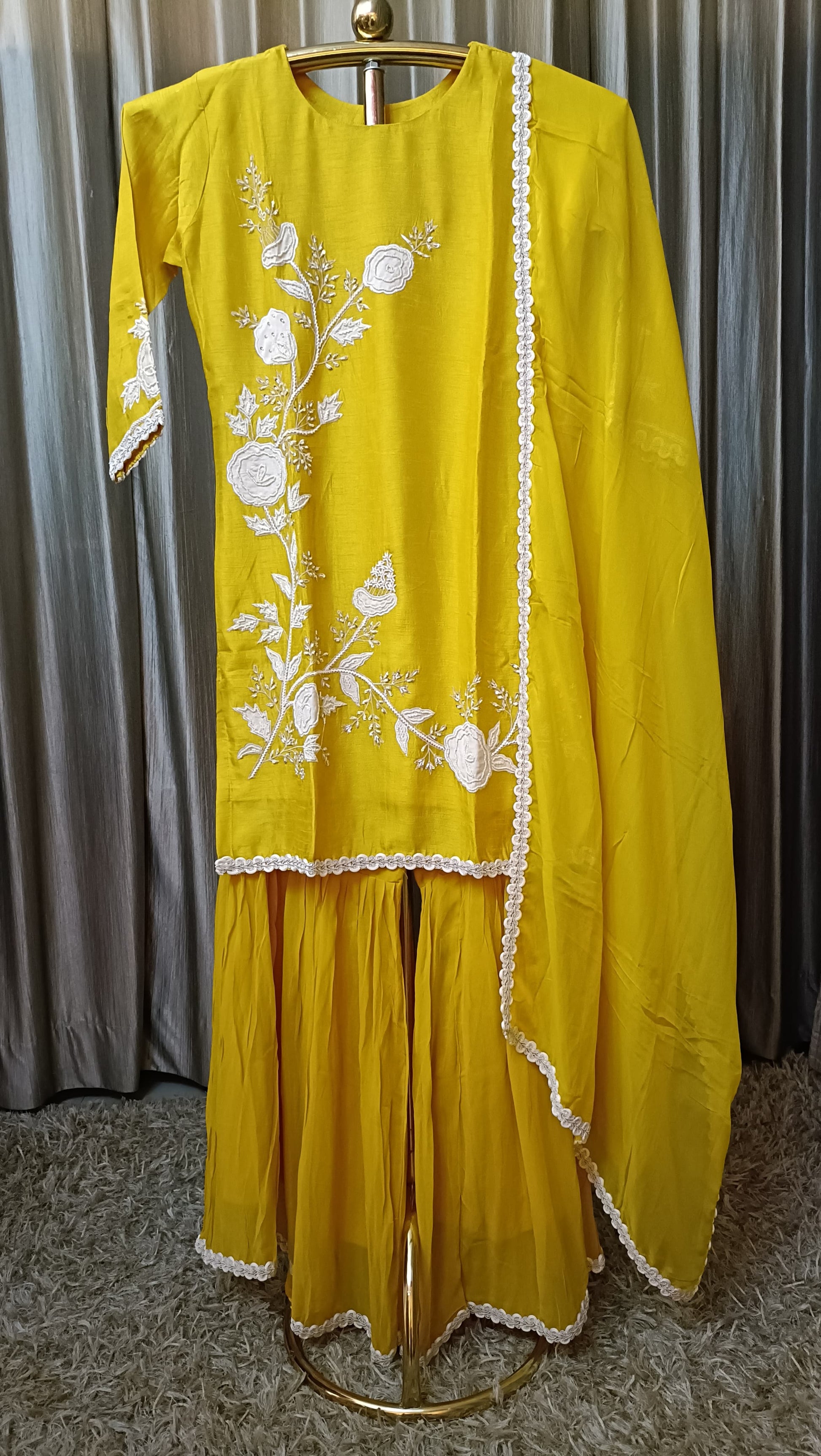 PALAZZO SET HALDI,SANGEET,FESTIVE OCCASSION, PARTY WEAR