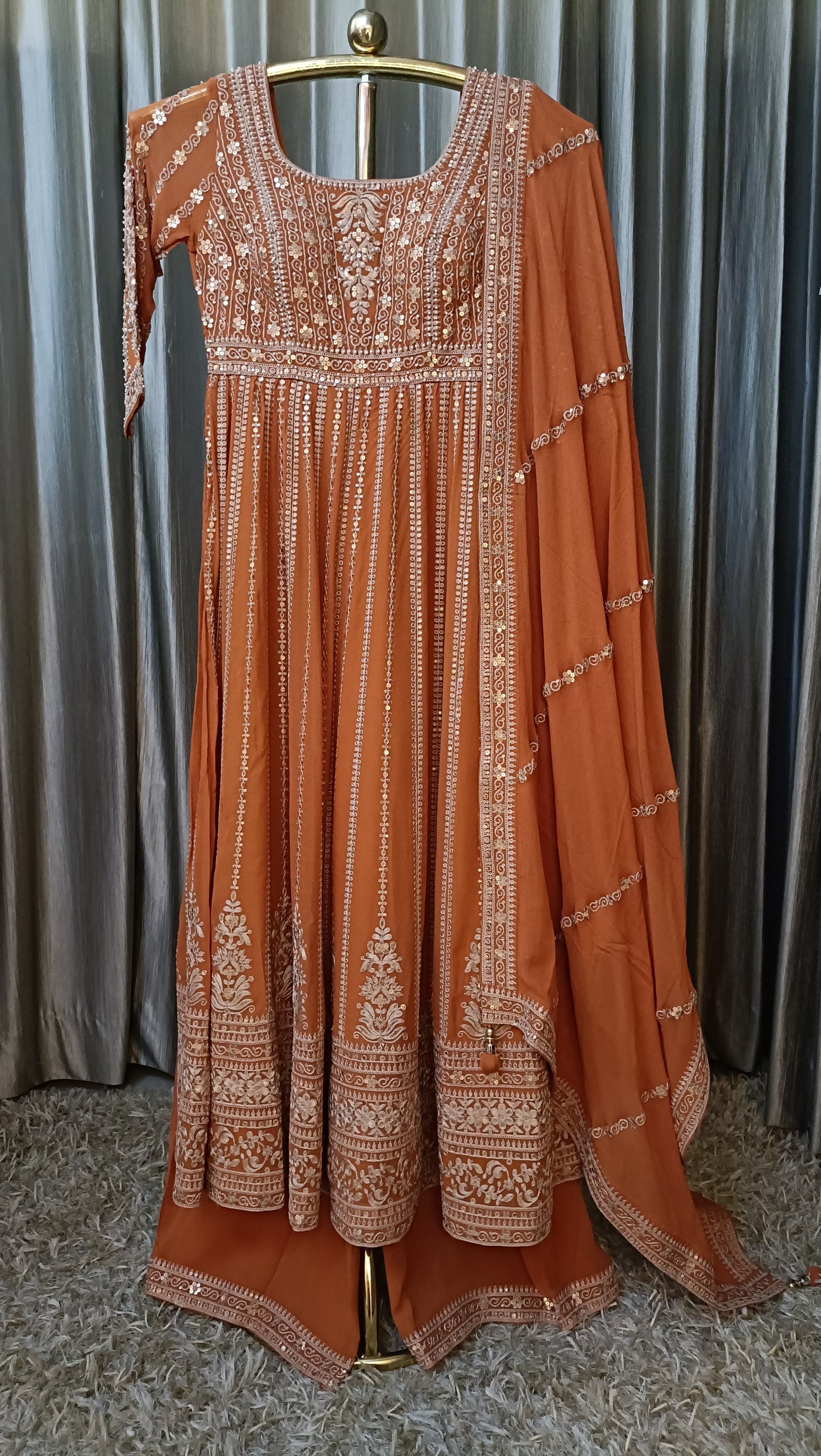 ANARKALI PALAZZO SET FESTIVE OCCASSION,RECEPTION PARTY WEAR