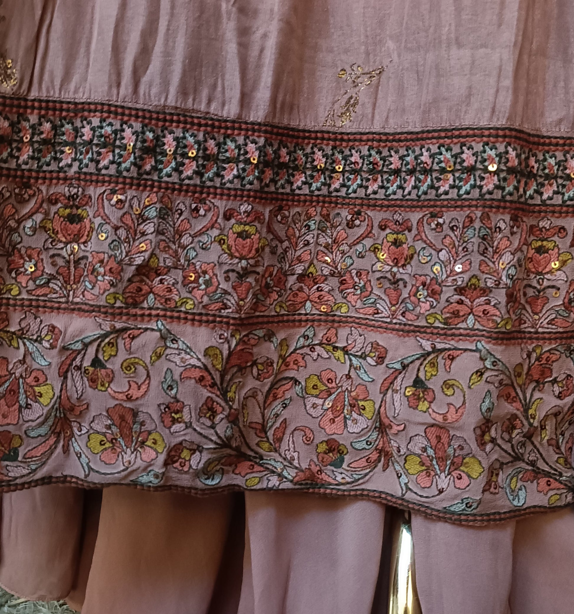 ANARKALI SIDE SLIT CUT WITH PALAZZO SET SANGEET,MEHNDI,FESTIVE OCCASSION, PARTY WEAR