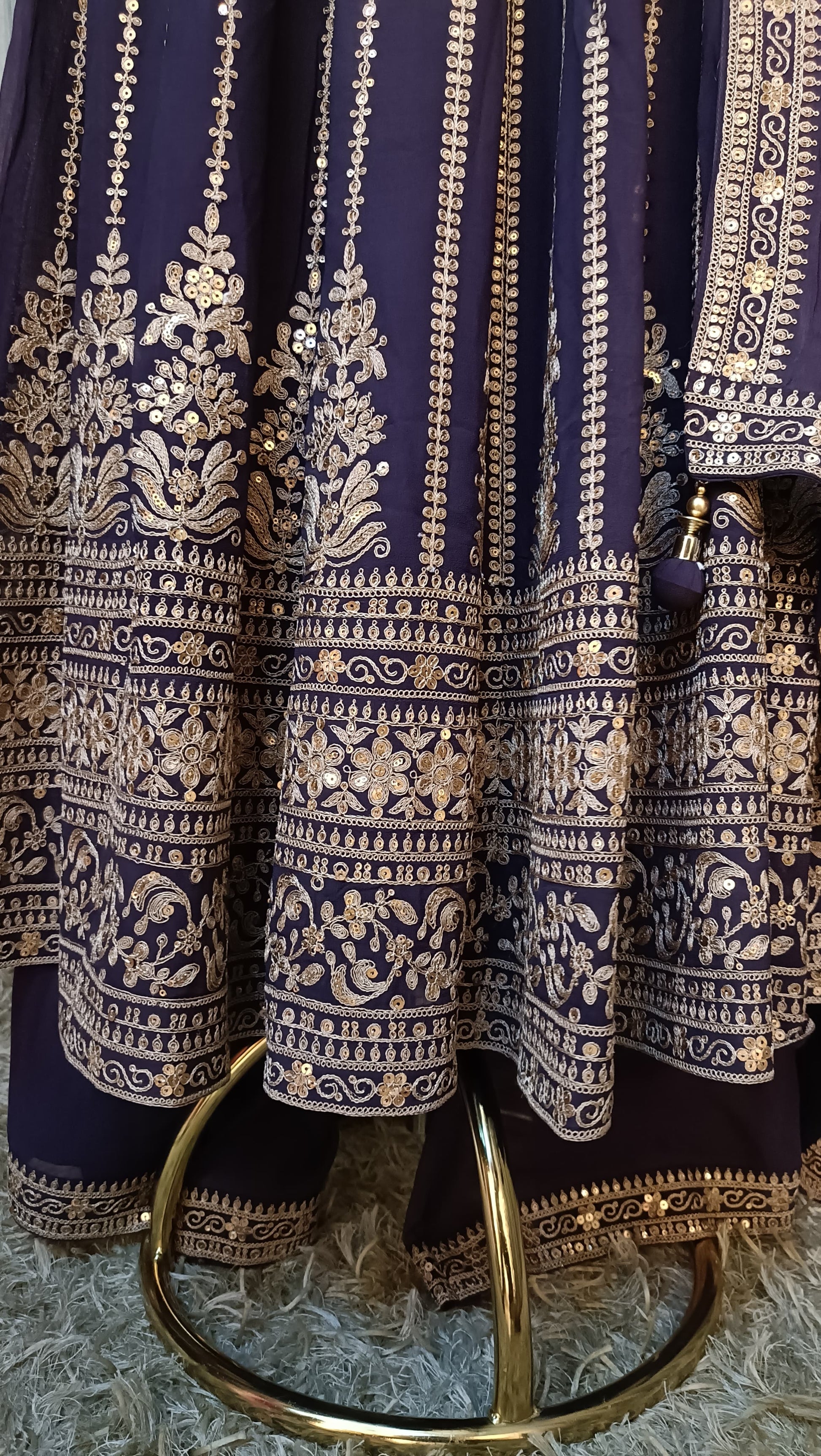ANARKALI PALAZZO SET MEHNDI,SANGEET,RECEPTION,WEDDING,PARTY WEAR
