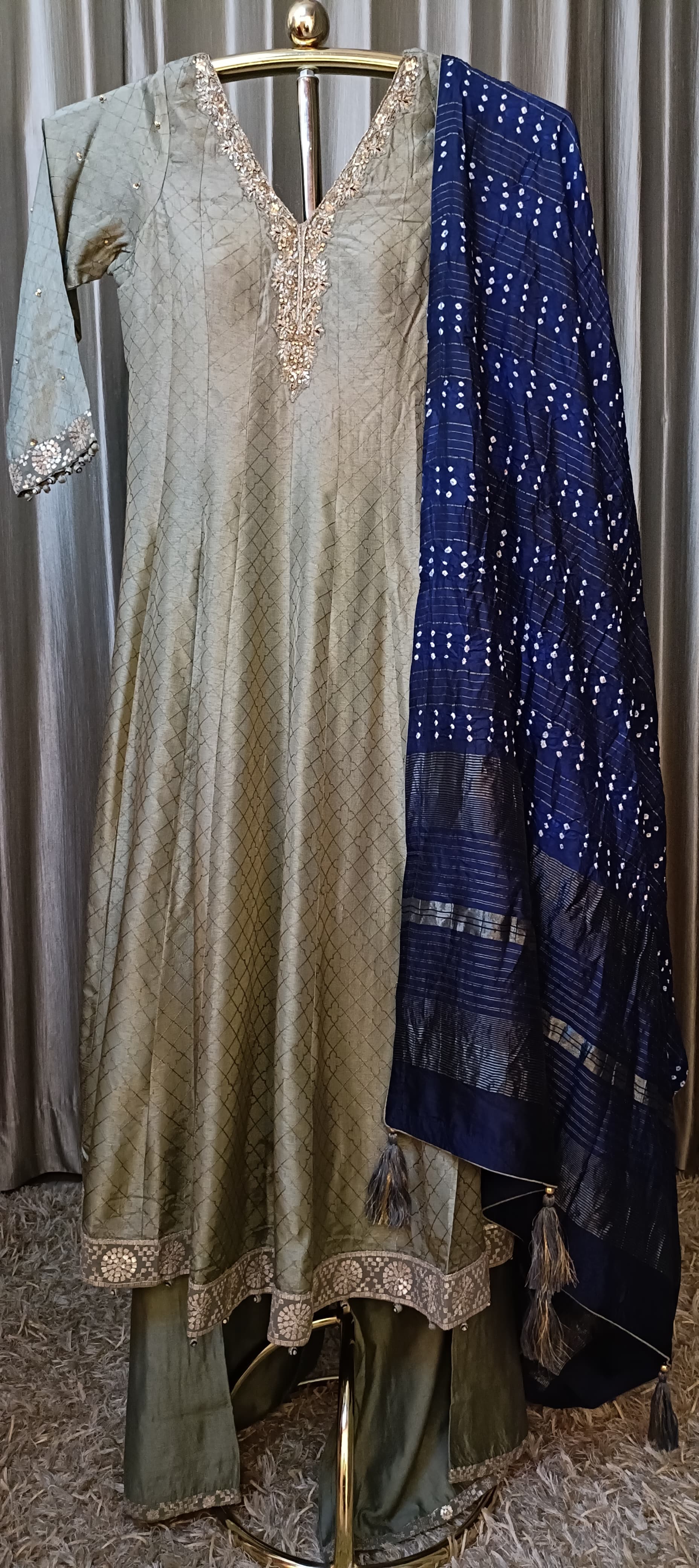 ANARKALI STYLE PALAZZO SET CASUAL WEDDING,SANGEET,TRADITIONAL,MEHNDI PARTY WEAR