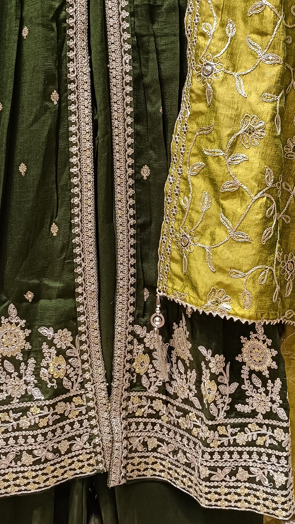 ANARKALI FRONT CUT SLIT WITH PALAZZO SET WEDDING, RECEPTION, FESTIVE OCCASSION, PARTY WEAR
