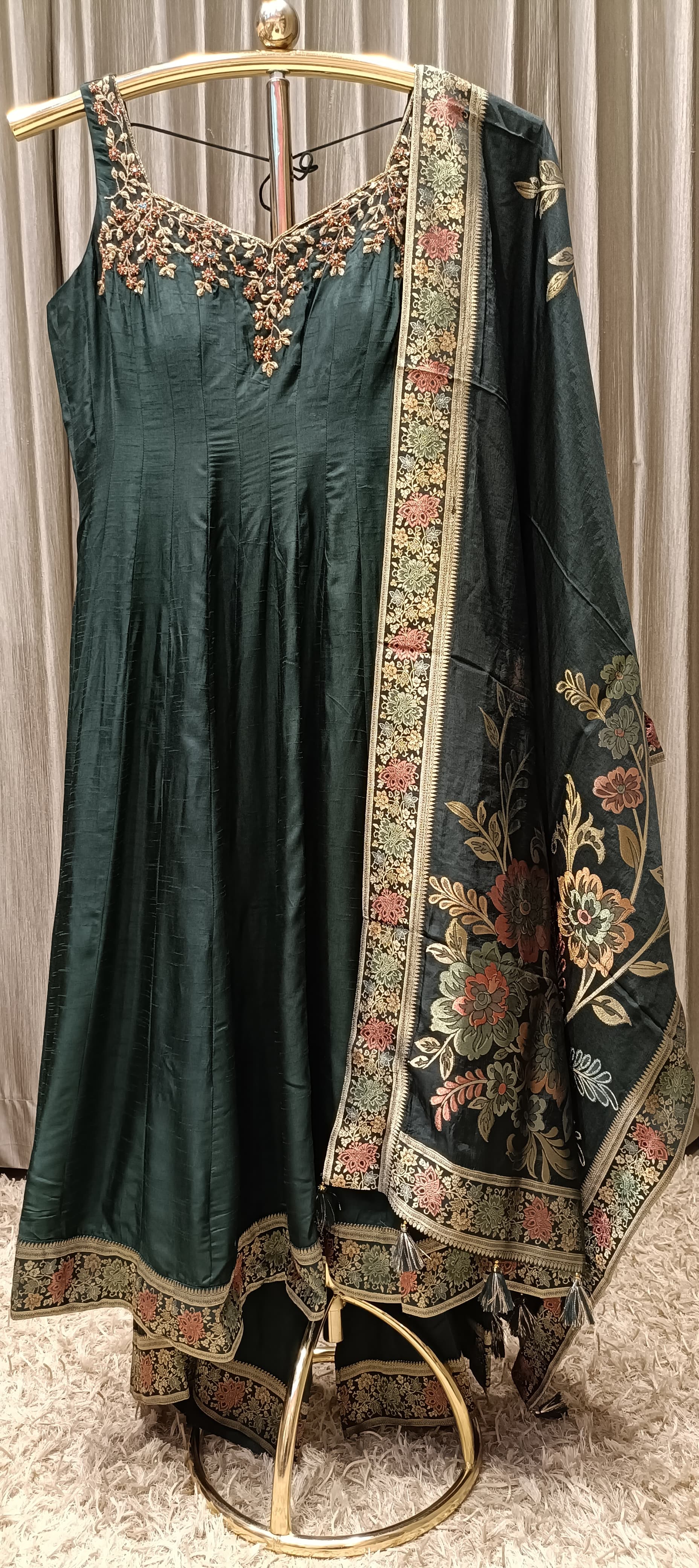 ANARKALI WITH PALAZZO SET WEDDING, TRADITIONAL,FUNCTIONAL, PARTY OUTFIT