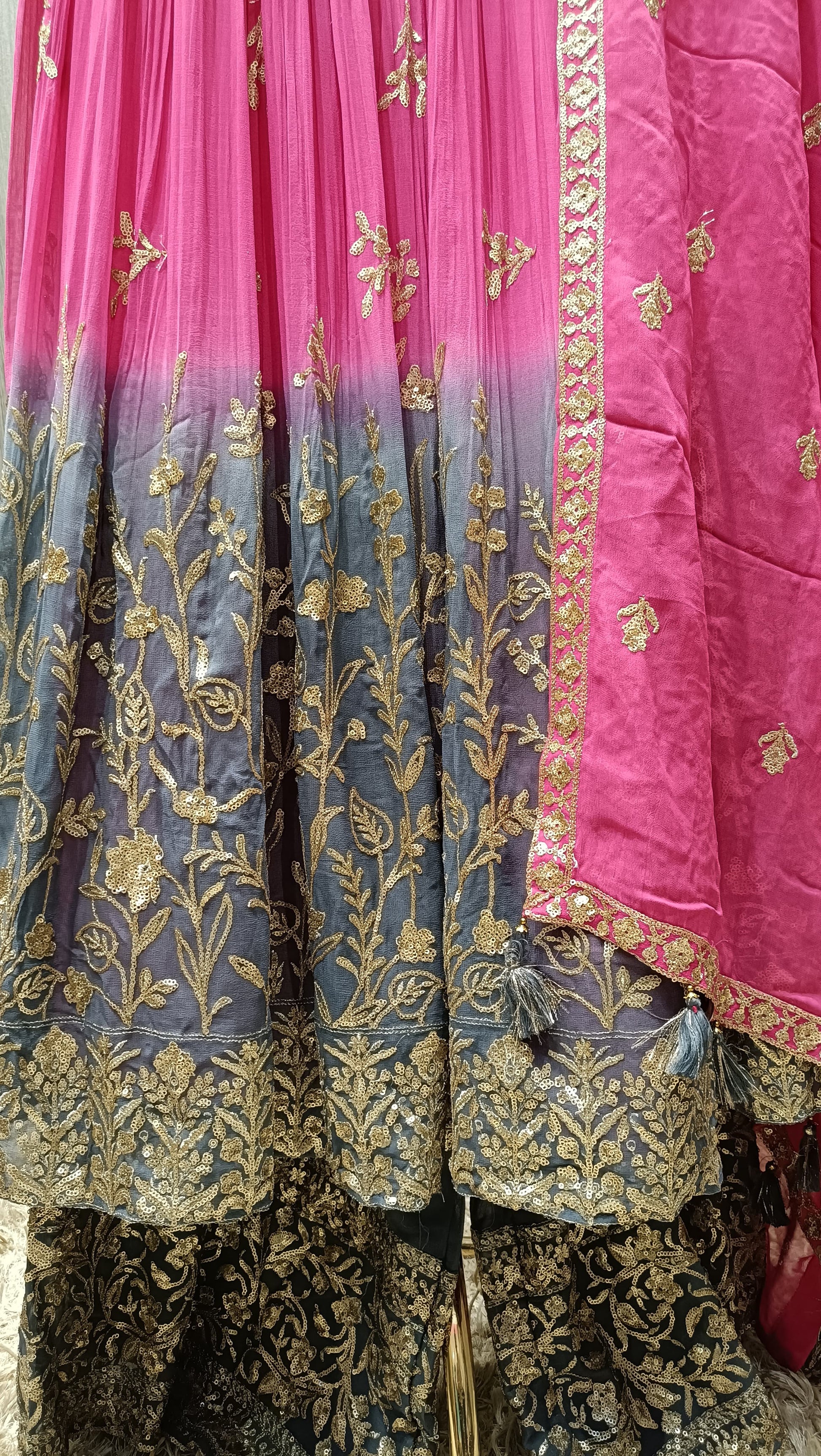 ANARKALI PALAZZO SET CASUAL WEDDING, SANGEET,MEHNDI,FESTIVE OCCASSION PARTY WEAR