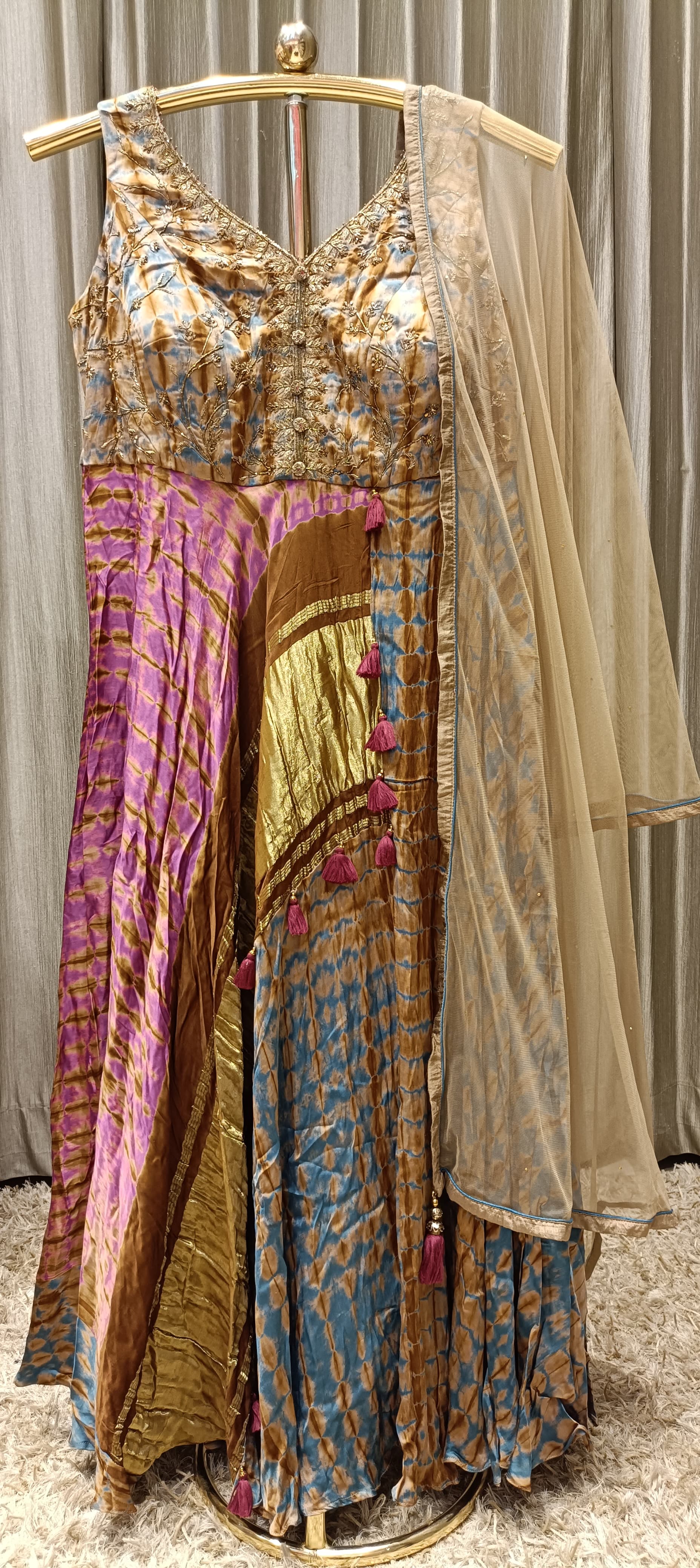 ANARKALI  SET SANGEET, EVENING PARTY,CASUAL OCCASSION OUTFIT
