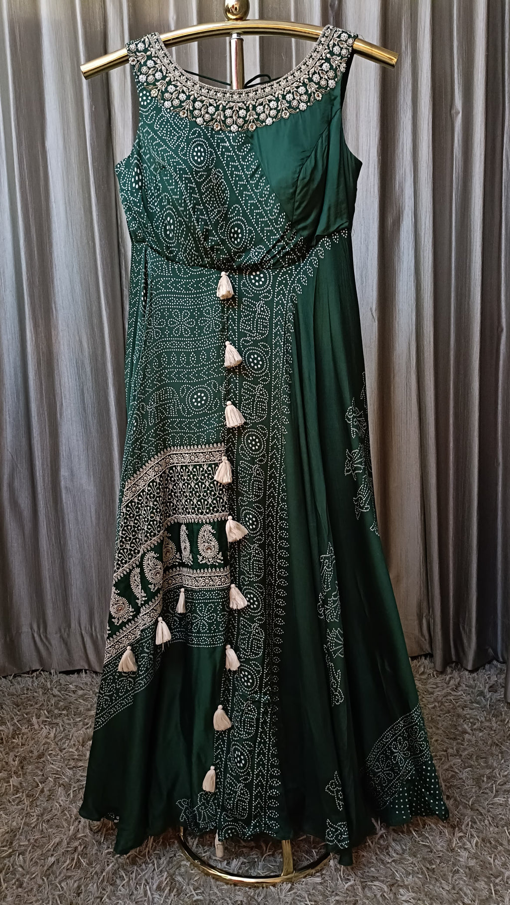ANARKALI OUTFIT MEHNDI,SANGEET,FESTIVE OCCASSION, EVENING PARTY WEAR