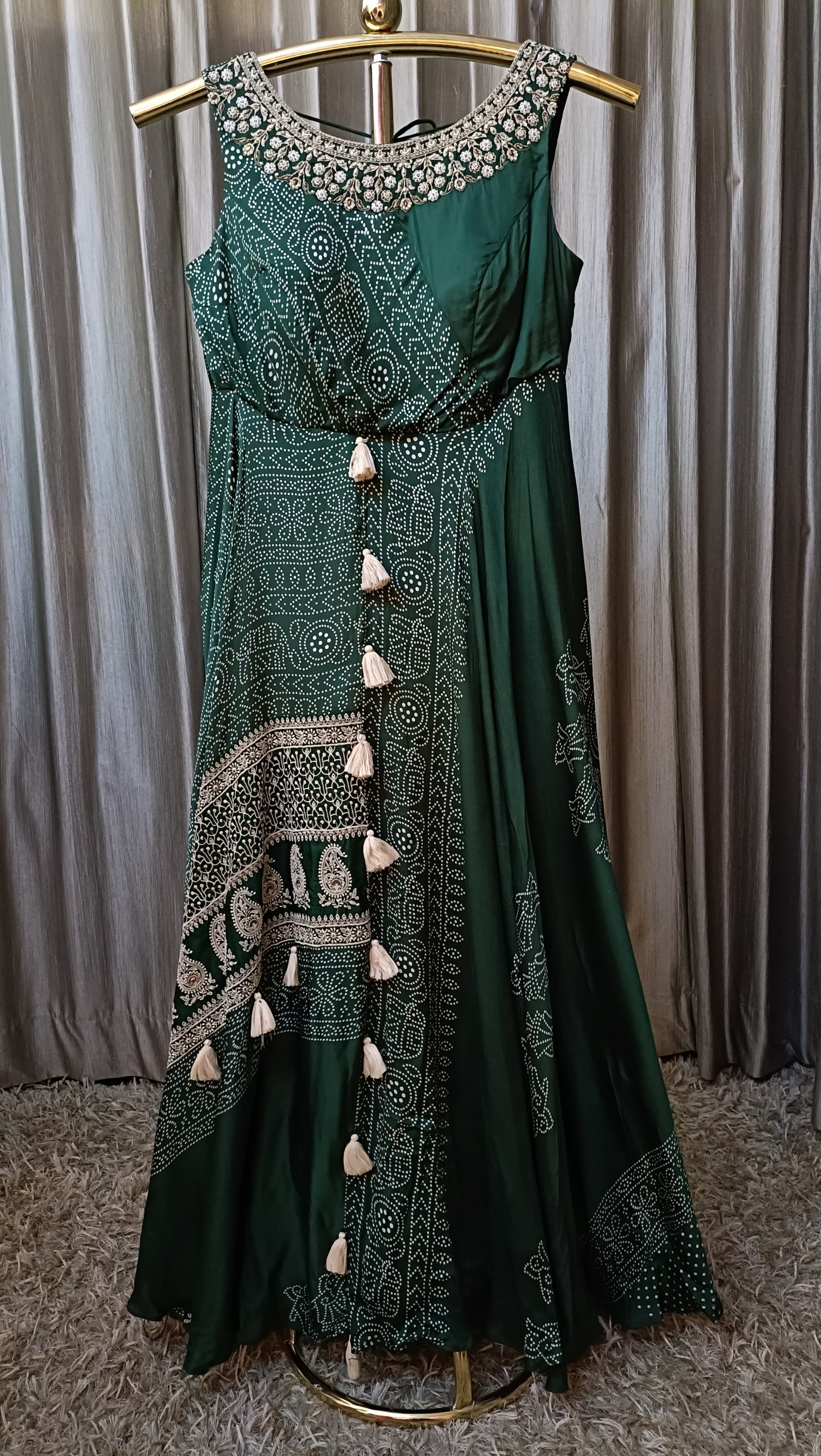 ANARKALI OUTFIT MEHNDI,SANGEET,FESTIVE OCCASSION, EVENING PARTY WEAR