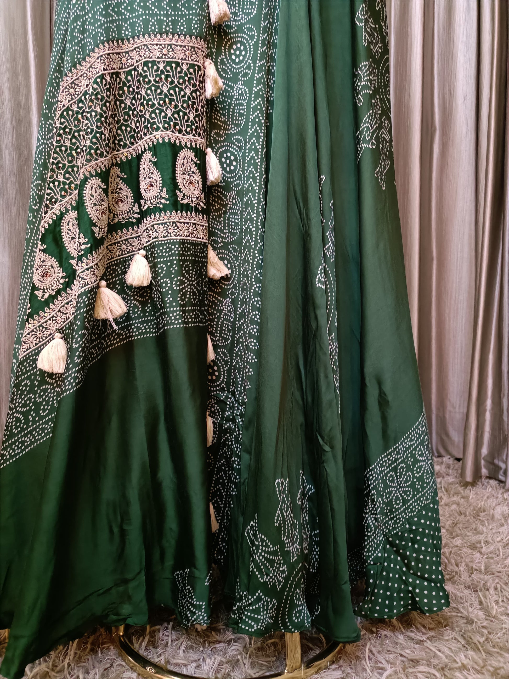 ANARKALI OUTFIT MEHNDI,SANGEET,FESTIVE OCCASSION, EVENING PARTY WEAR