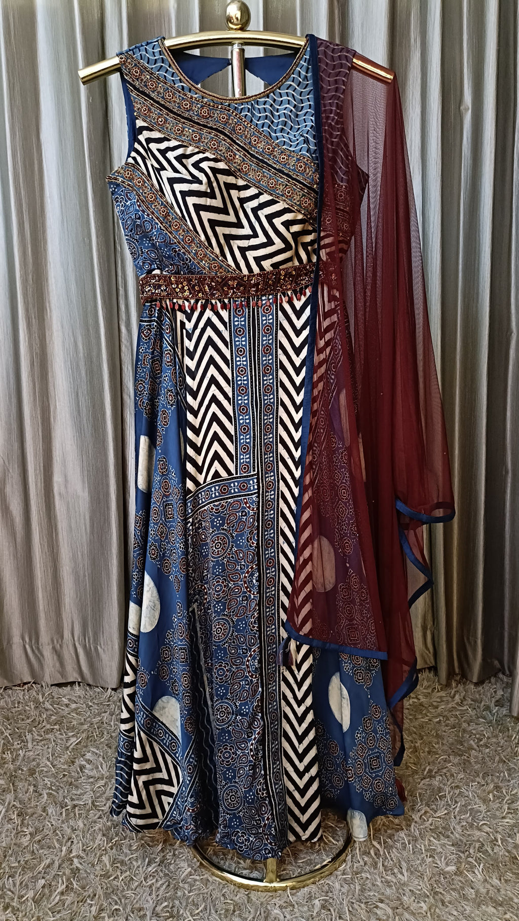 ANARKALI FLOOR LENGTH OUTFIT SANGEET,CASUAL OUTING,FESTIVE WEAR