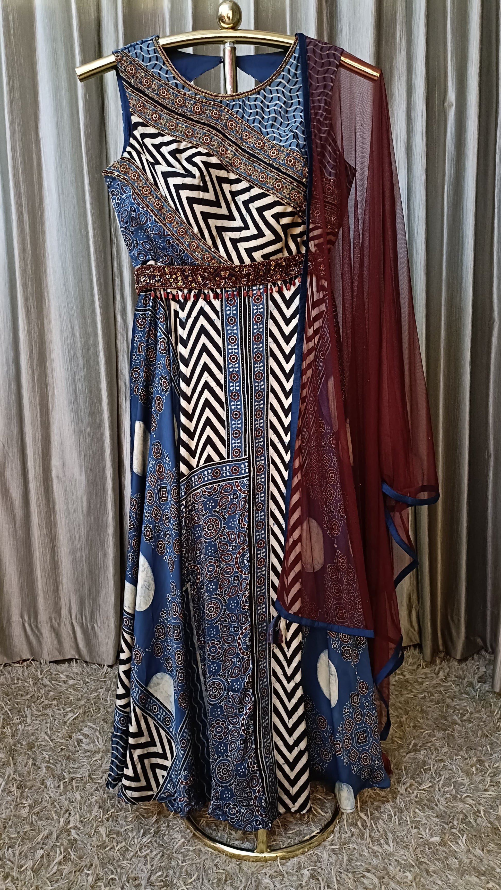 ANARKALI FLOOR LENGTH OUTFIT SANGEET,CASUAL OUTING,FESTIVE WEAR