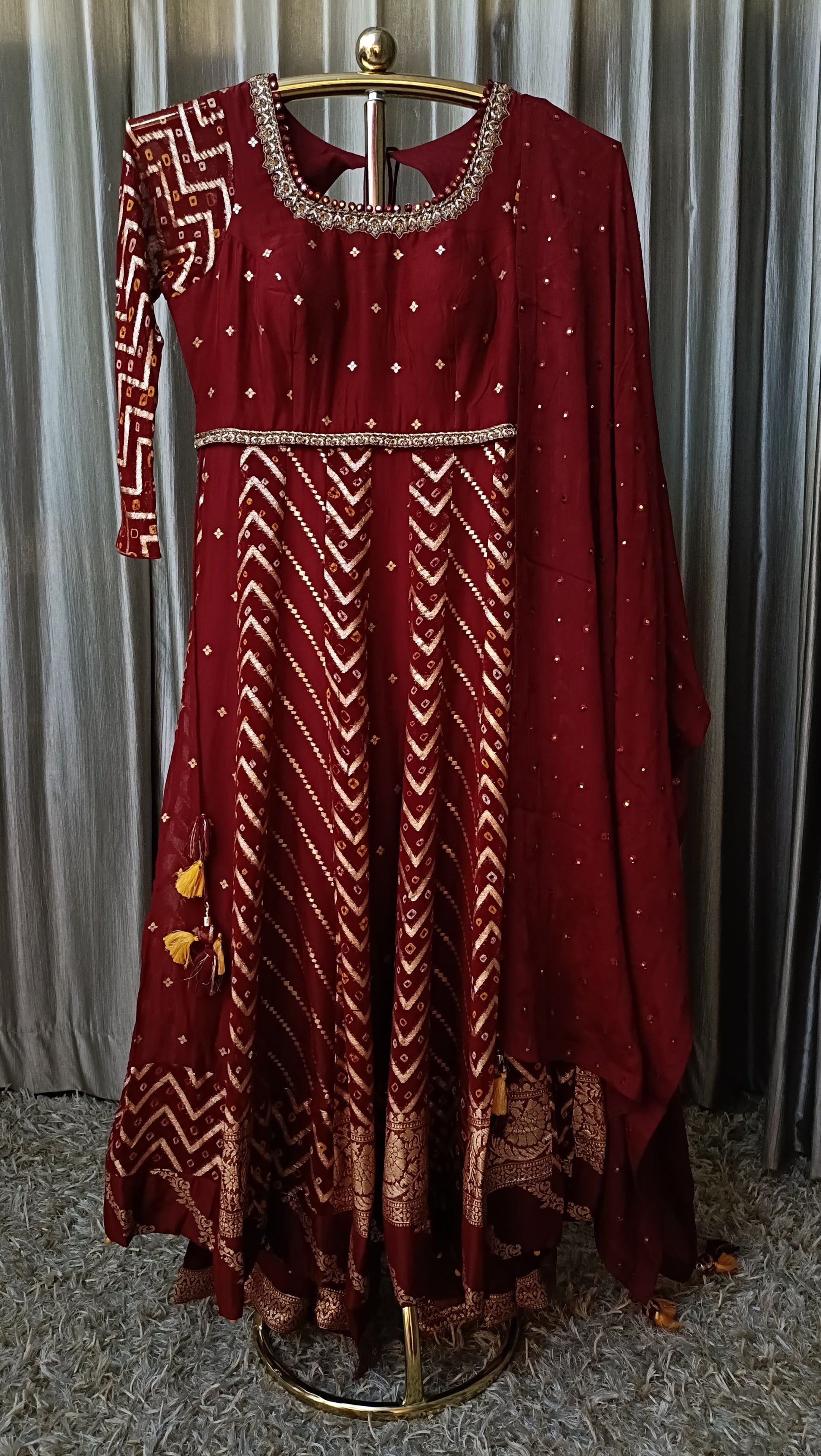 ANARKALI PALAZZO SET WEDDING,RECEPTION,SANGEET,PARTY WEAR OUTFIT