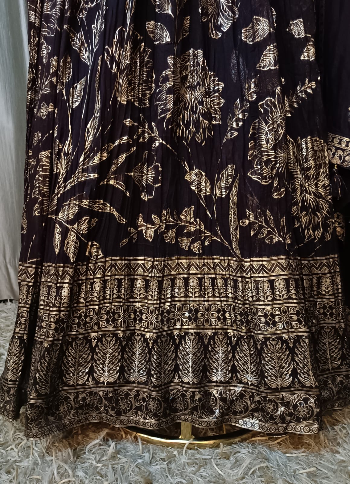 ANARKALI FLOOR LENGTH SANGEET,RECEPTION, FESTIVE OCCASSION PARTY WEAR