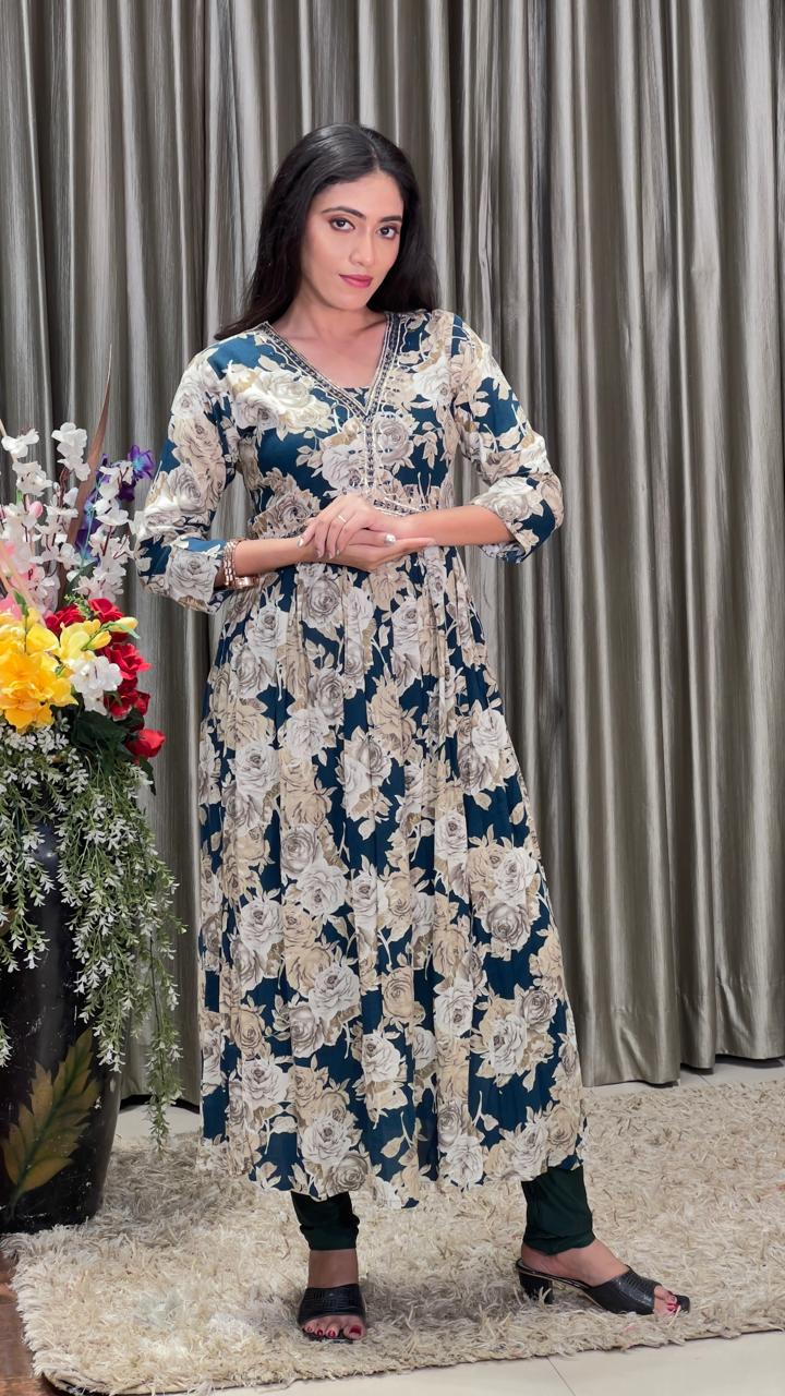 CASUAL,SEMI FESTIVE OCCASSION KURTI