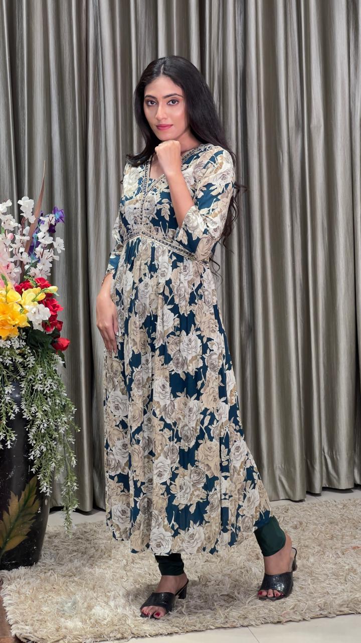 CASUAL,SEMI FESTIVE OCCASSION KURTI