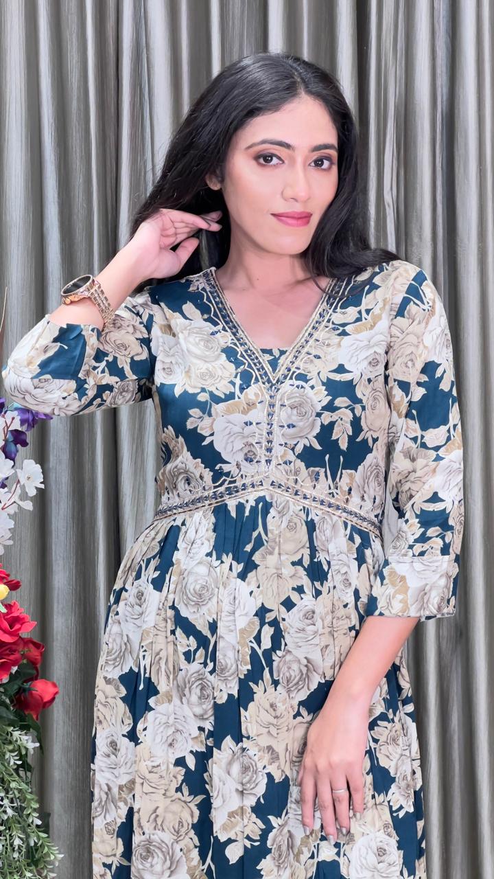 CASUAL,SEMI FESTIVE OCCASSION KURTI
