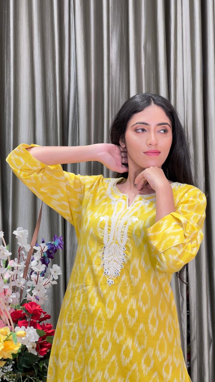 DAILY CASUAL PARTY WEAR KURTA SET