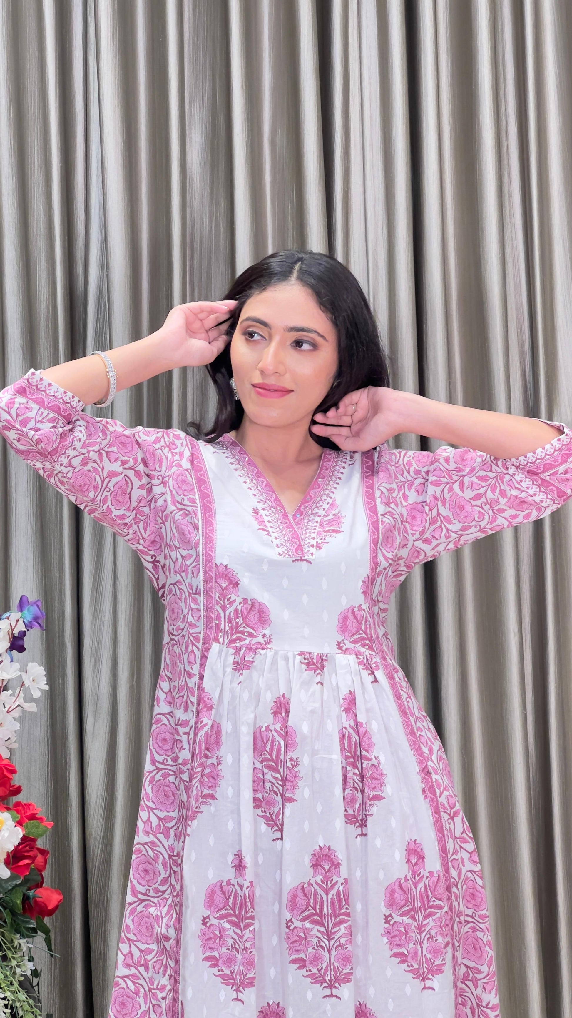 casual regular wear kurta set