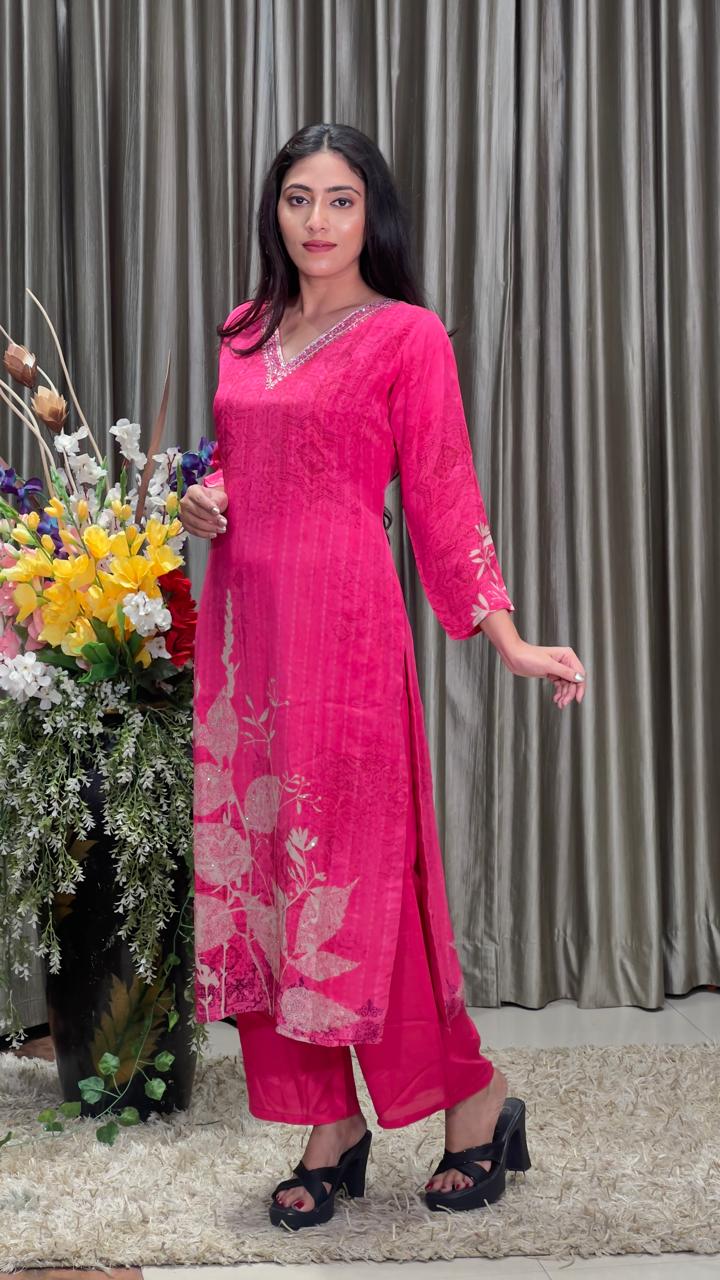 SEMI OCCASSION, FESTIVE WEAR KURTA SET