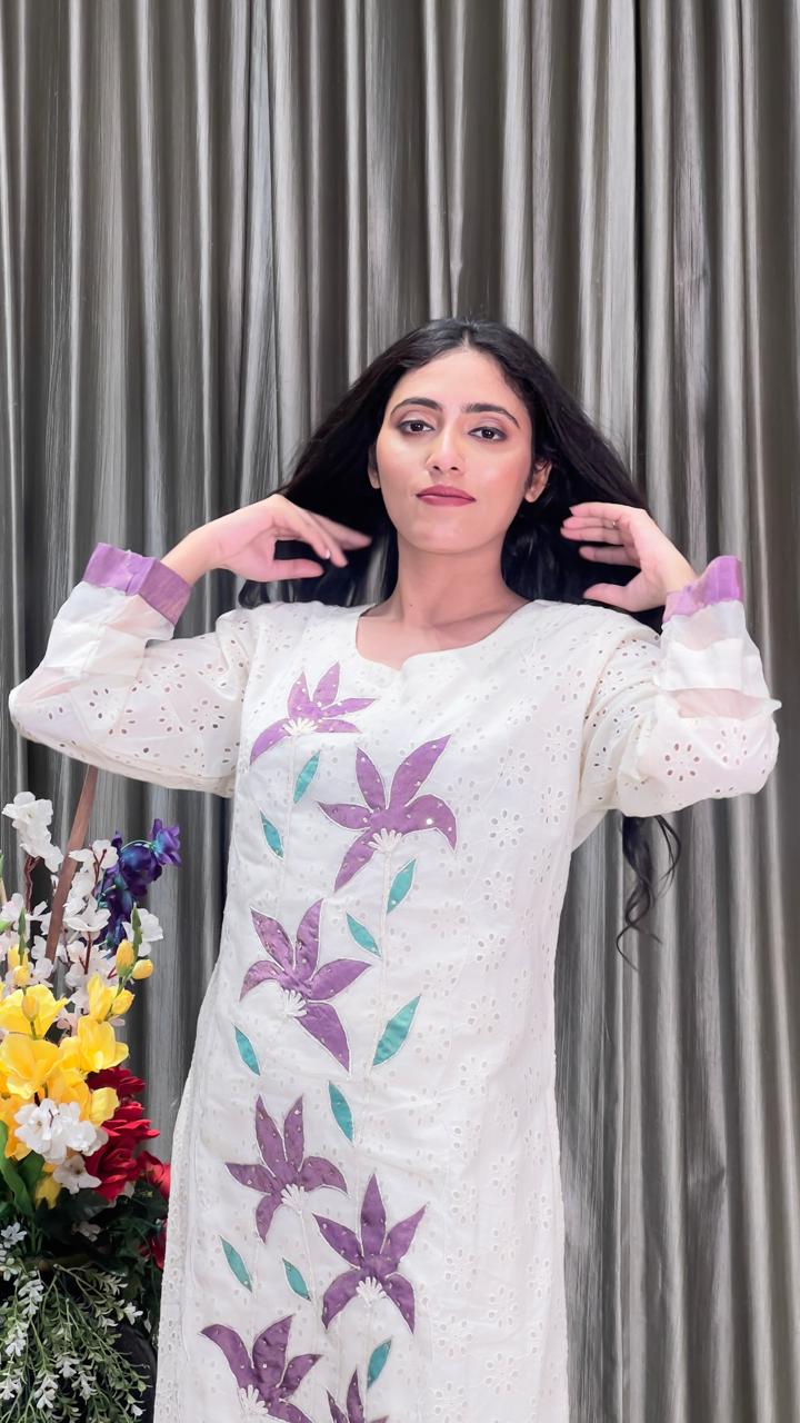 SEMI TRADITIONAL,FESTIVE, WEAR KURTA SET