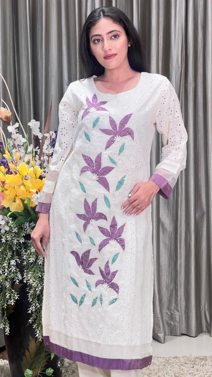 SEMI TRADITIONAL,FESTIVE, WEAR KURTA SET