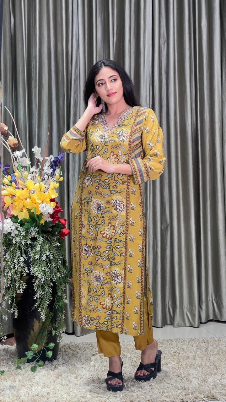 DAILY CASUAL OFFICE WEAR KURTA SET