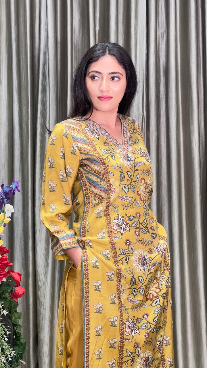 DAILY CASUAL OFFICE WEAR KURTA SET