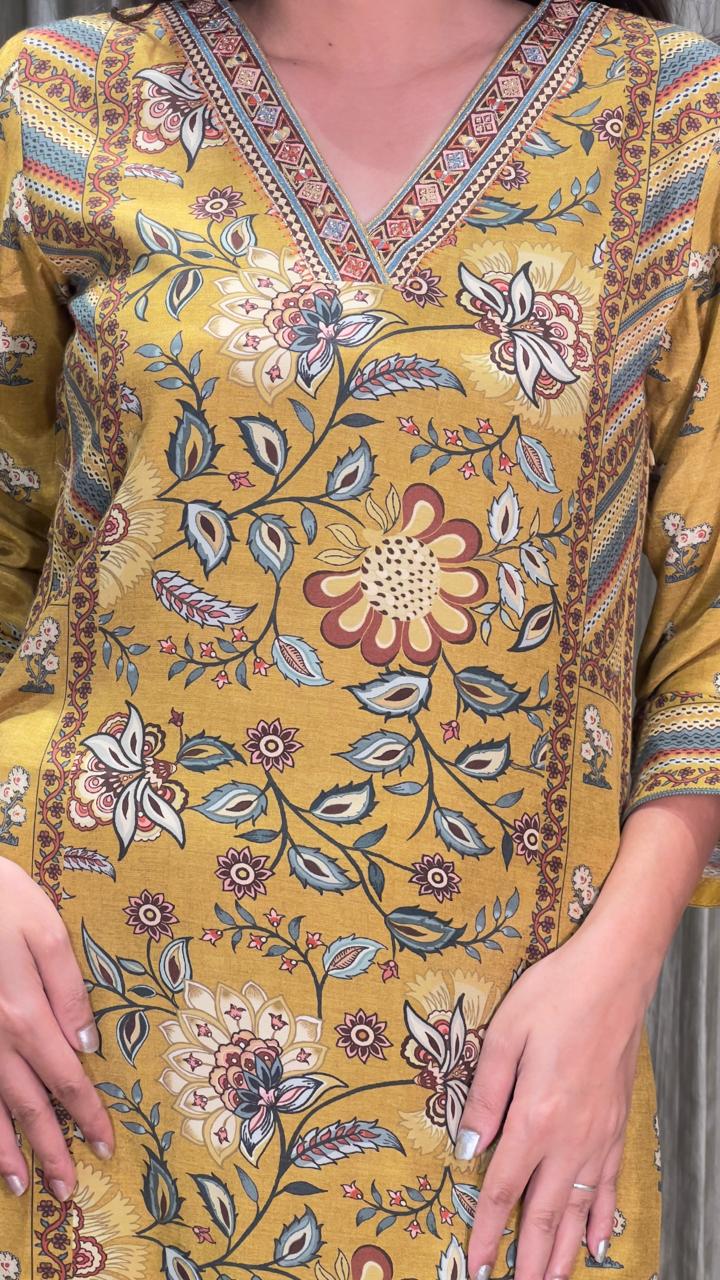 DAILY CASUAL OFFICE WEAR KURTA SET