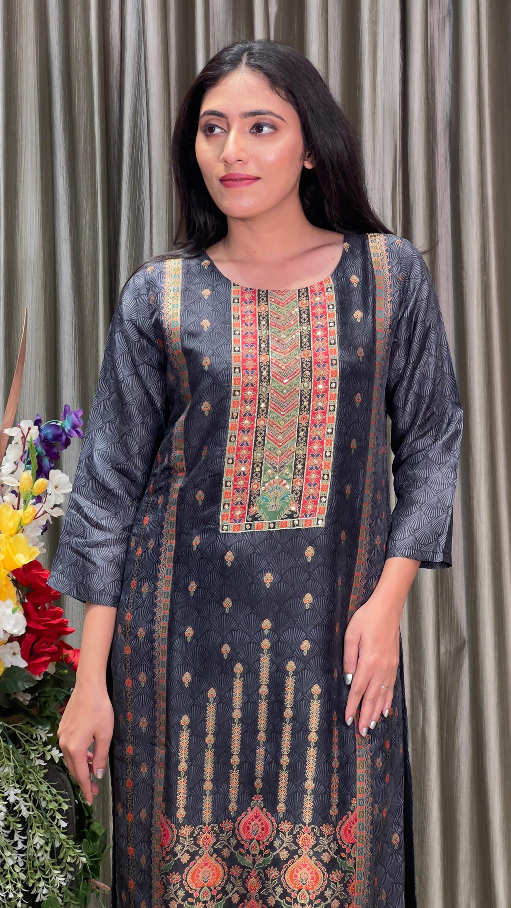 SEMI OCCASSION PARTY WEAR KURTA SET