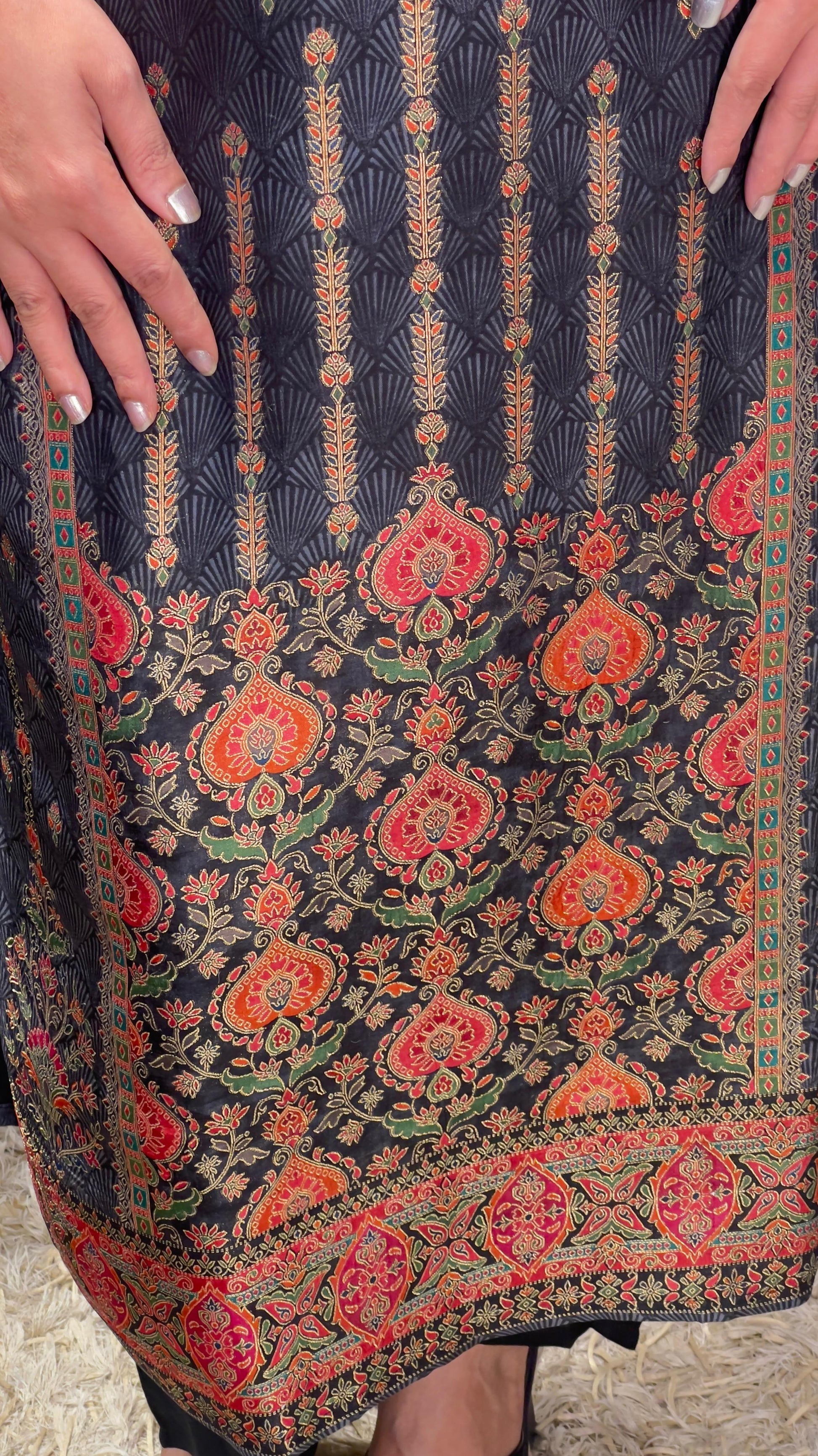 SEMI OCCASSION PARTY WEAR KURTA SET