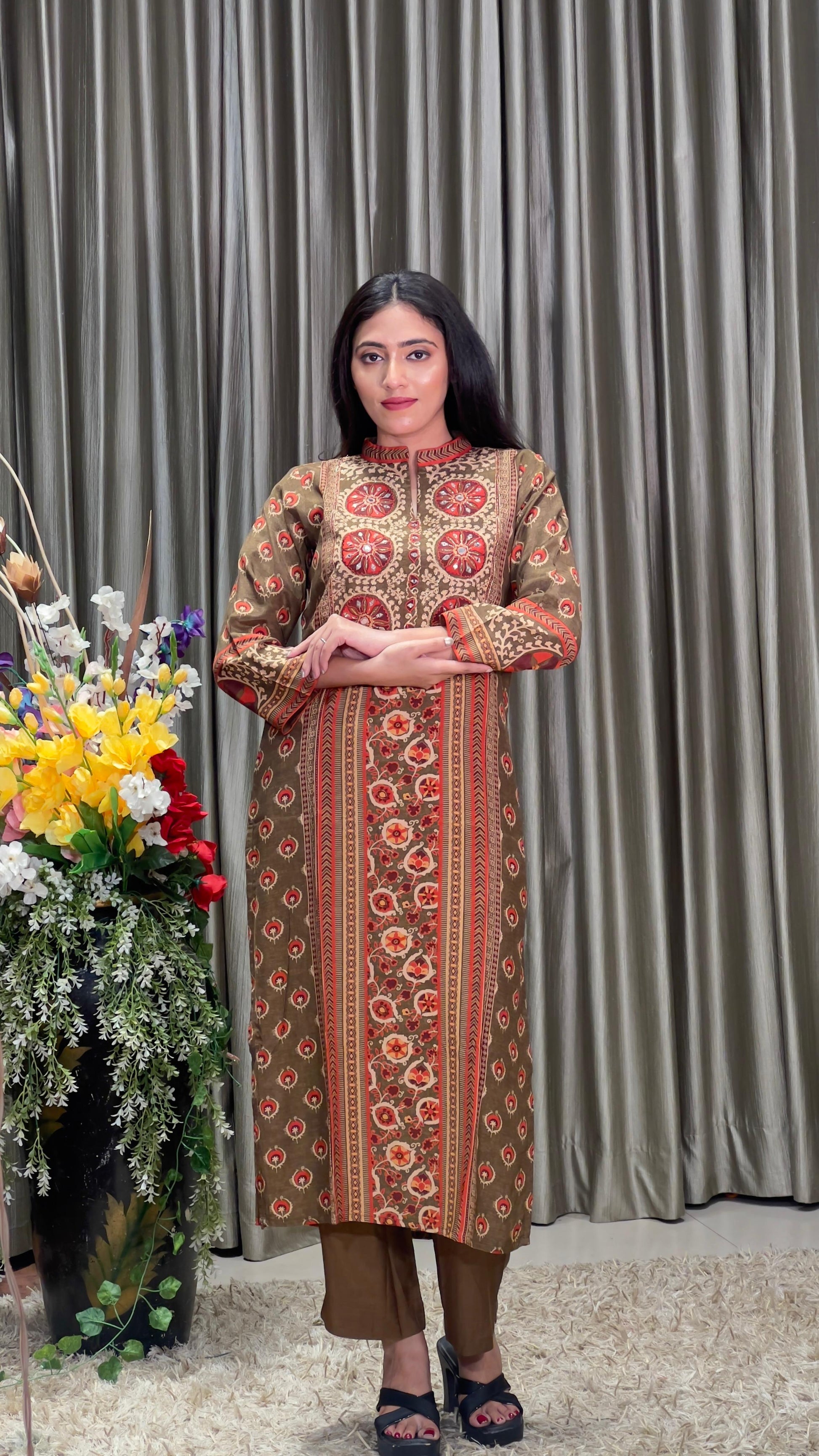 SEMI CASUAL FESTIVE OCCASSION KURTA SET