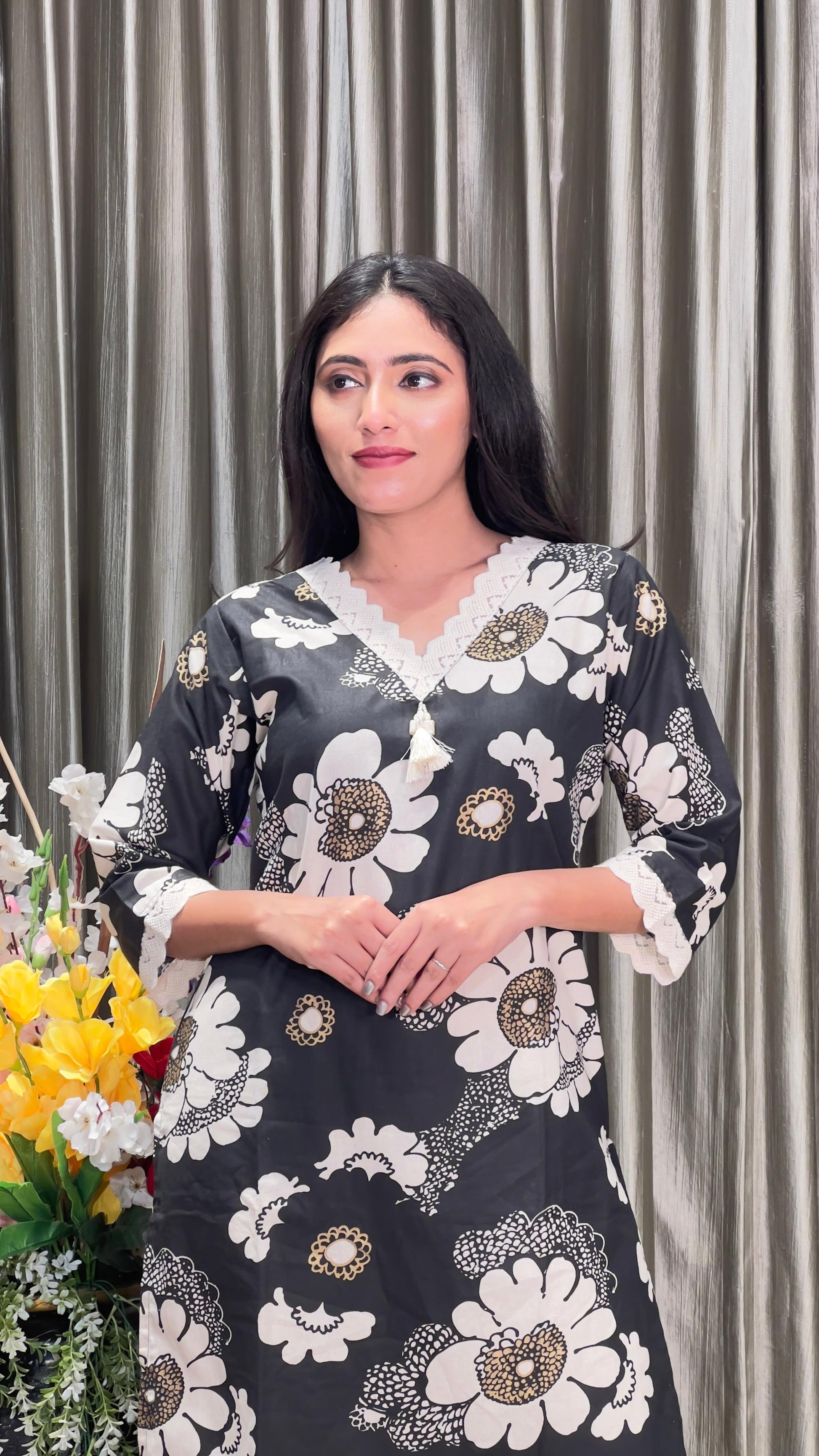COTTON REGULAR WEAR KURTA SET