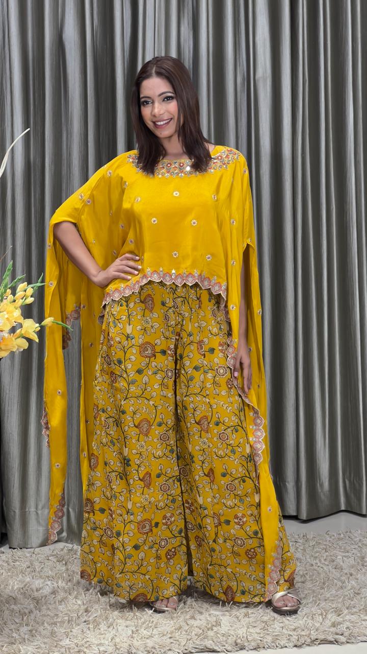 INDO-WESTERN HALDI, EVENING OCCASSION,PARTY WEAR
