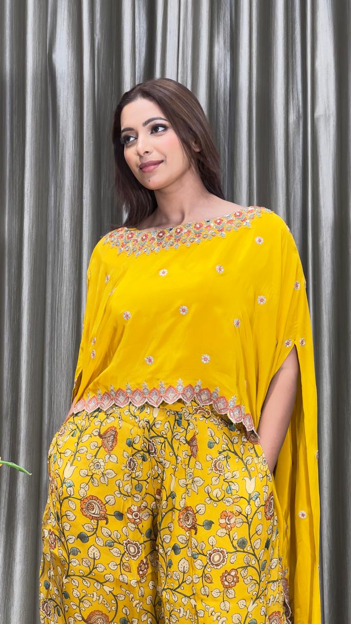 INDO-WESTERN HALDI, EVENING OCCASSION,PARTY WEAR