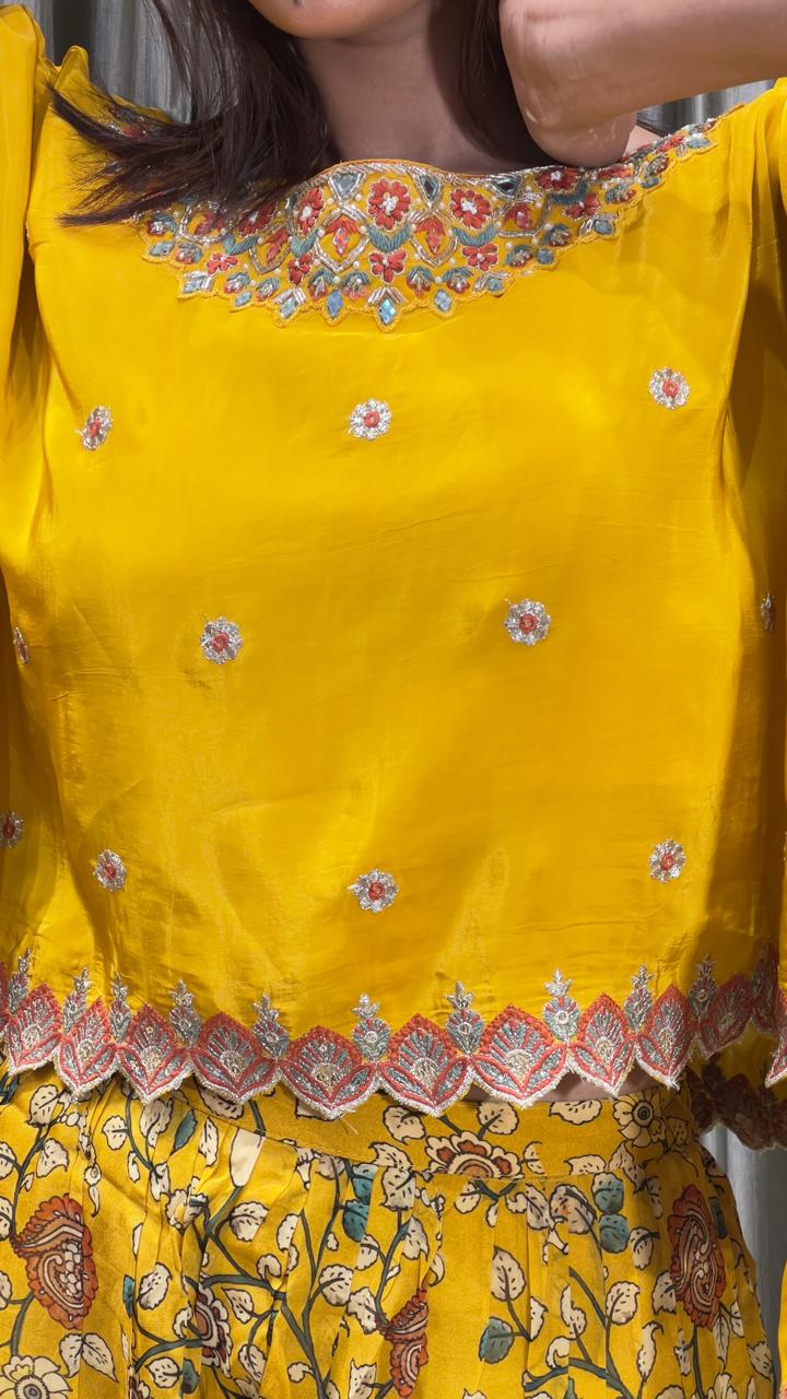 INDO-WESTERN HALDI, EVENING OCCASSION,PARTY WEAR