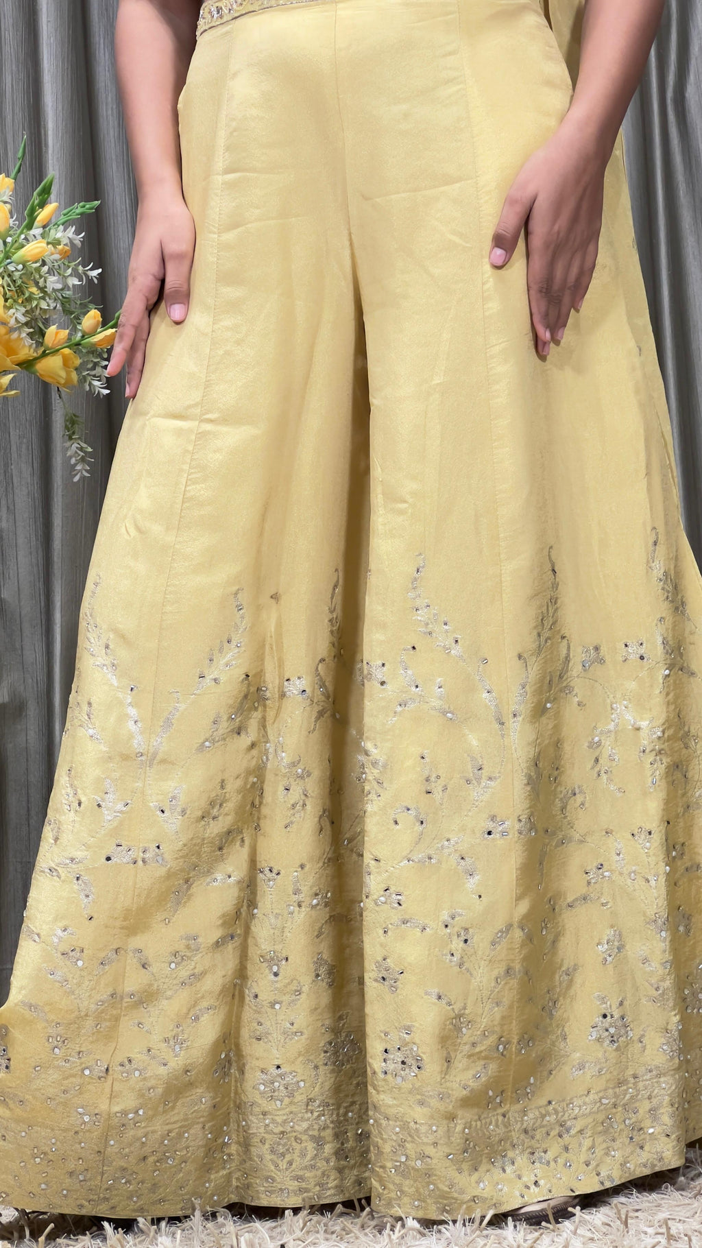 INDO-WESTERN PALAZZO SET,COCKTAIL,MEHNDI,HALDI FESTIVE CELEBRATION, PARTY WEAR