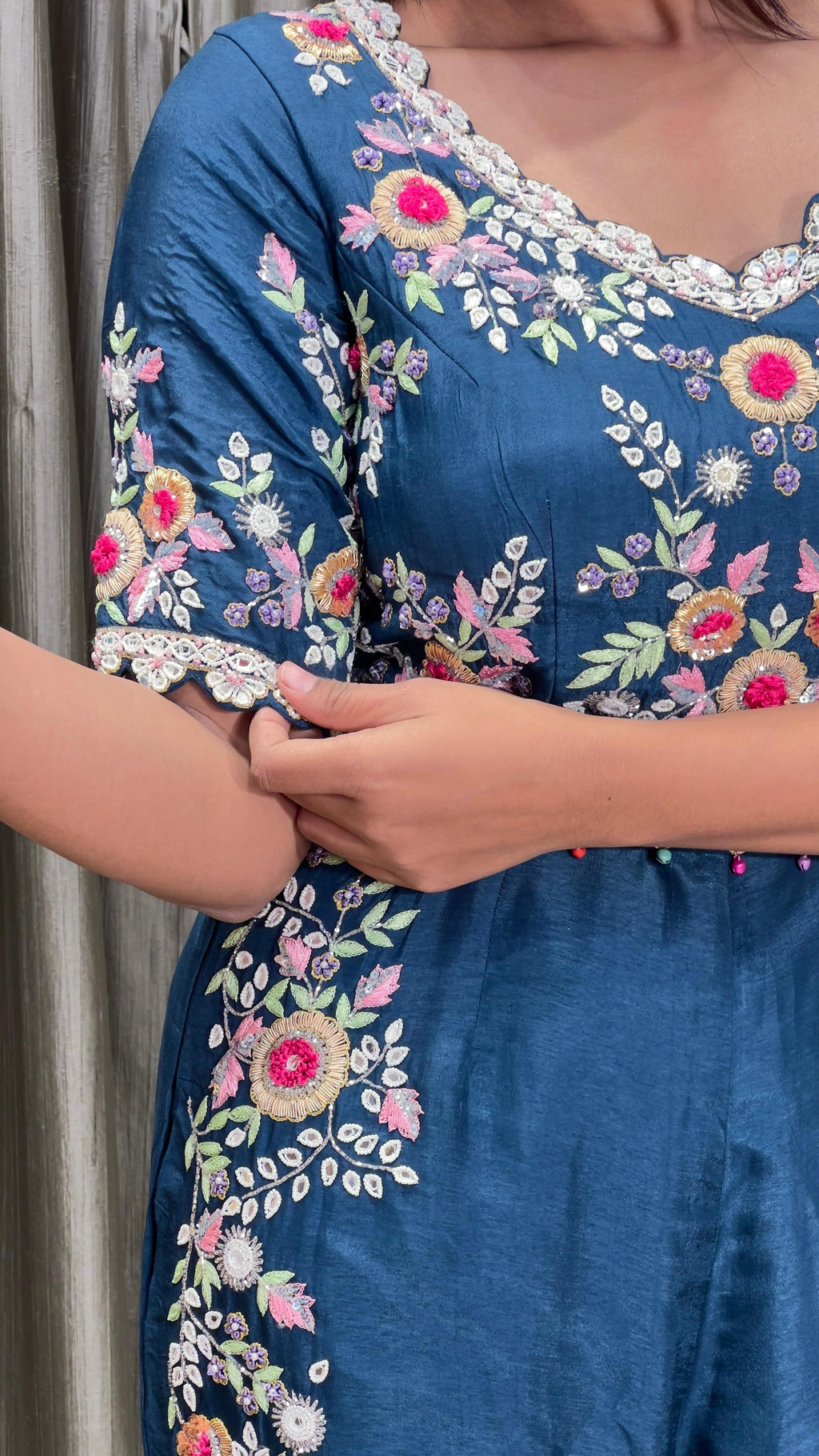 INDO-WESTERN JUMPSUIT COCKTAIL,EVENING OCCASSION,PARTY WEAR DRESS