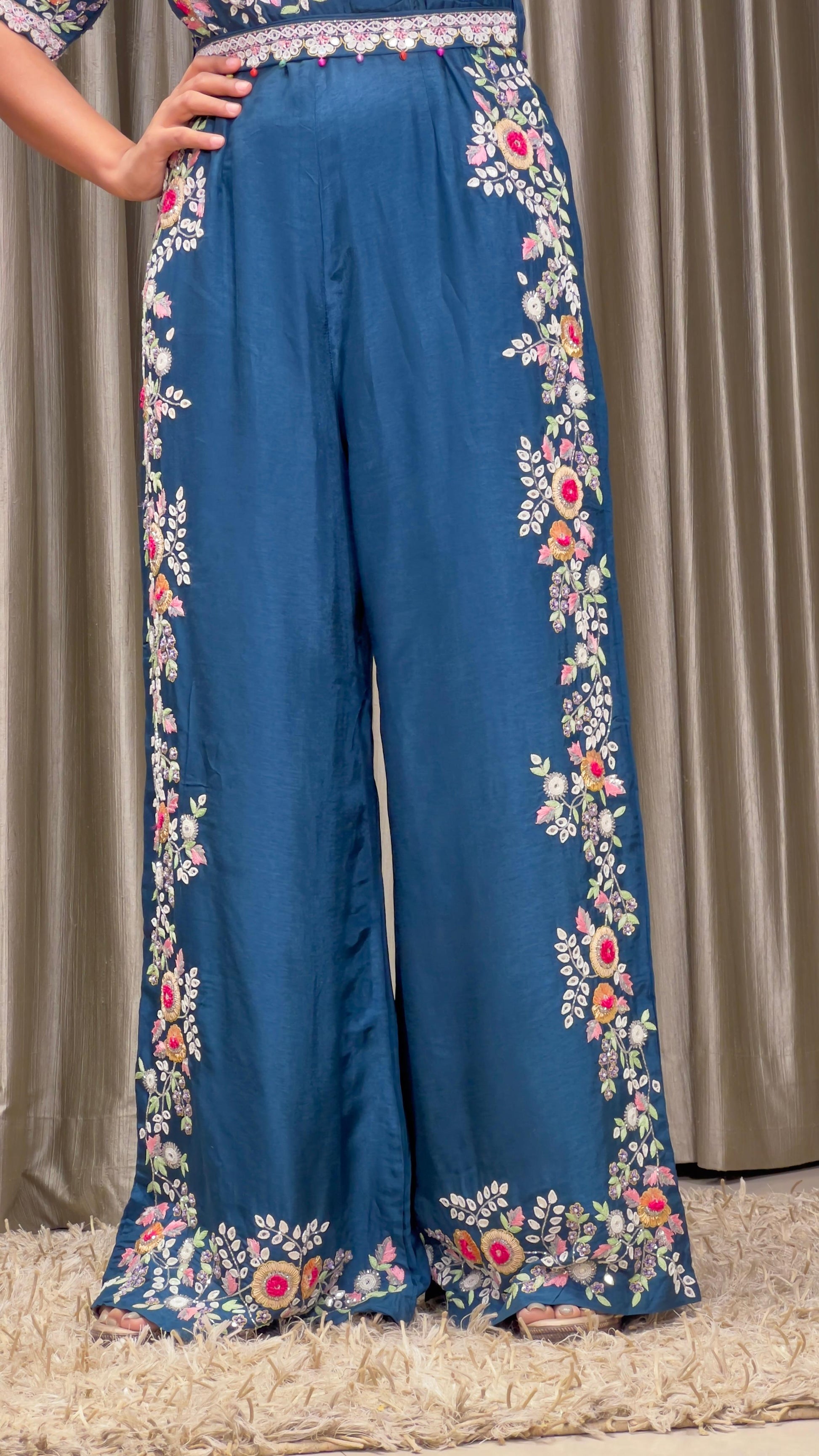 INDO-WESTERN JUMPSUIT COCKTAIL,EVENING OCCASSION,PARTY WEAR DRESS