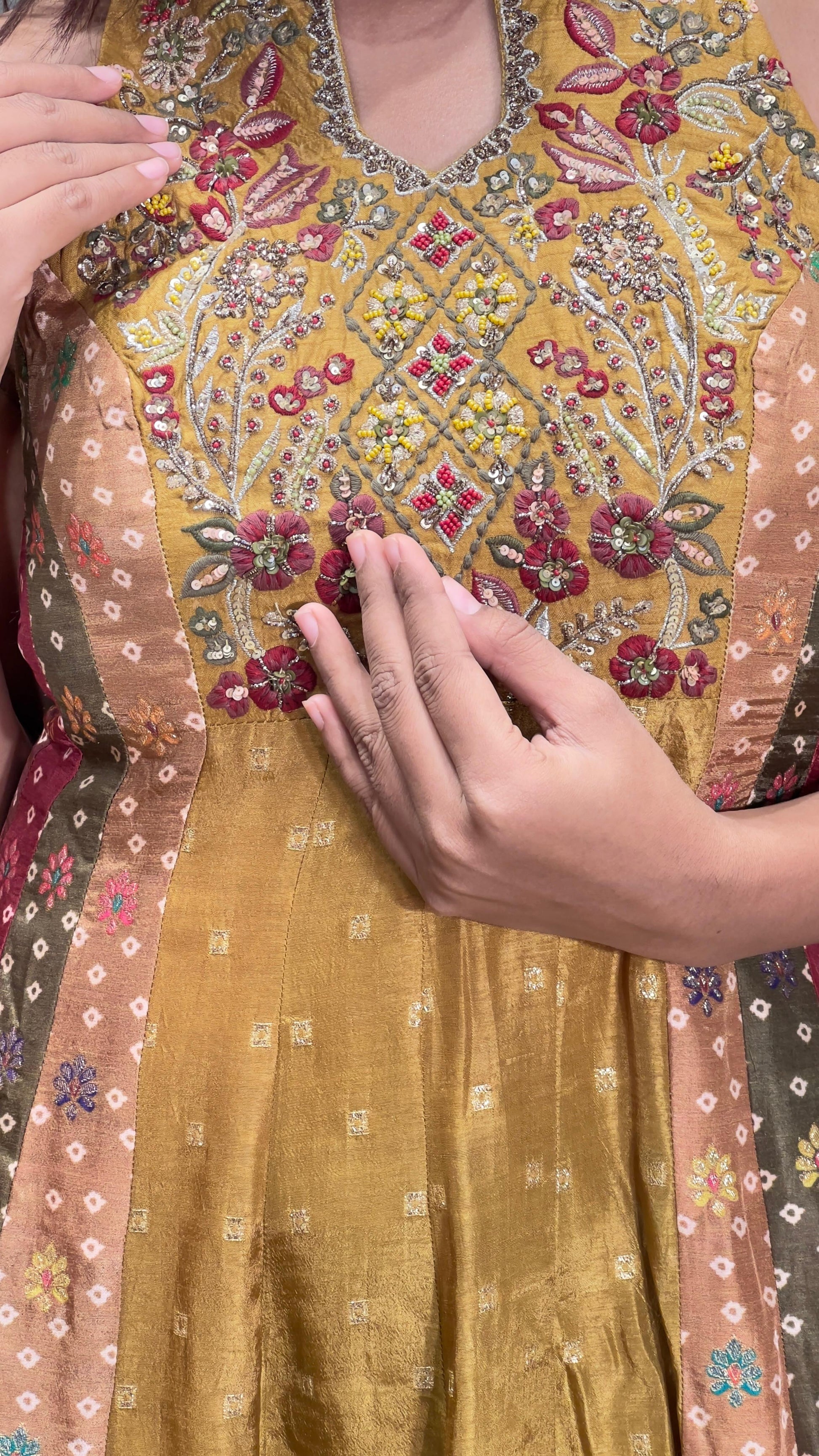 ANARKALI FLOOR LENGTH  WEDDING,RECEPTION,TRADITIONAL,FESTIVE OCCASSION PARTY WEAR