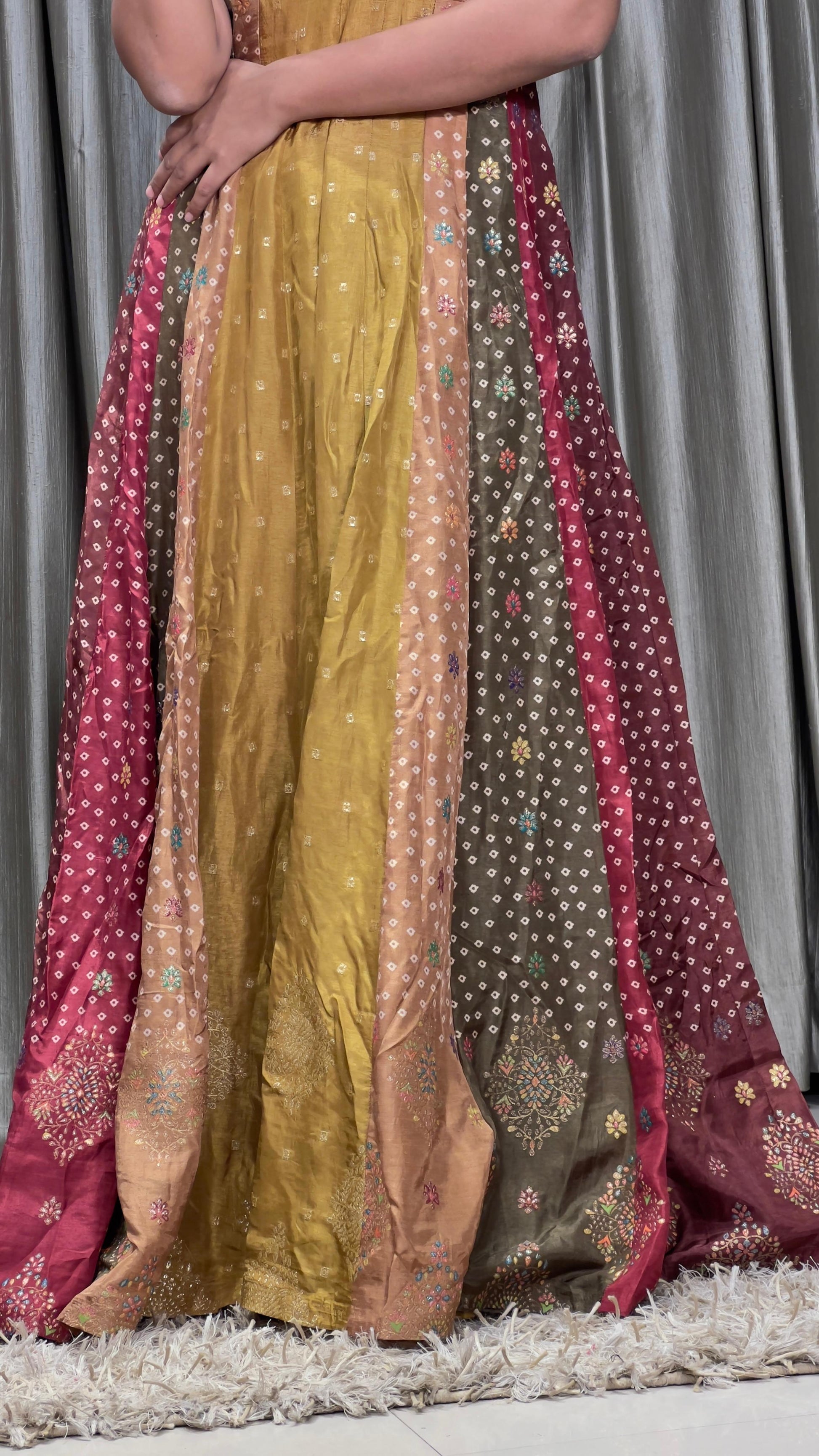 ANARKALI FLOOR LENGTH  WEDDING,RECEPTION,TRADITIONAL,FESTIVE OCCASSION PARTY WEAR