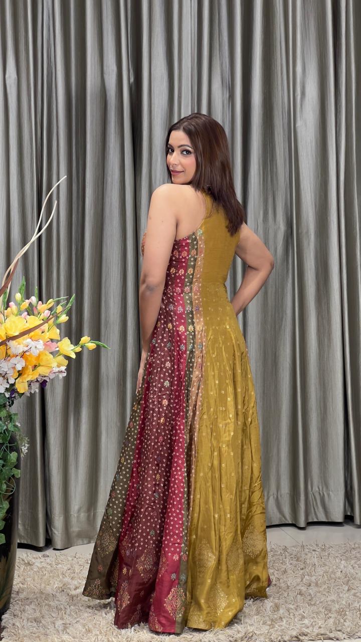 ANARKALI FLOOR LENGTH  WEDDING,RECEPTION,TRADITIONAL,FESTIVE OCCASSION PARTY WEAR