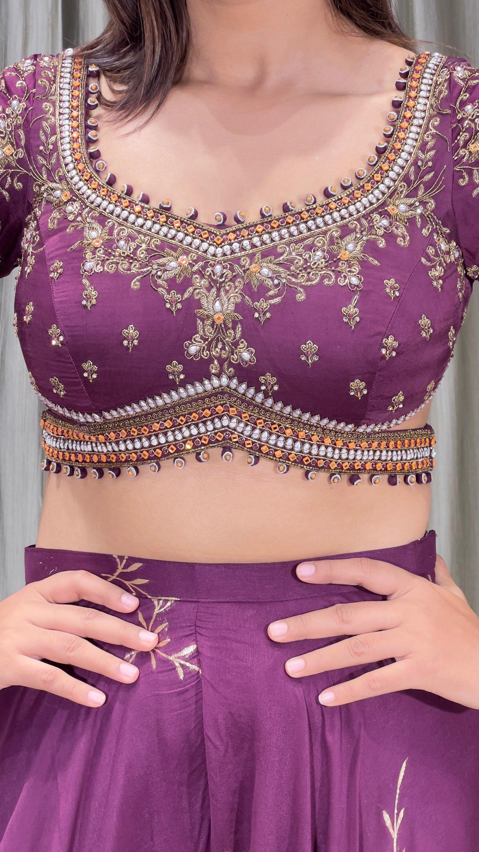 INDO-WESTERN PALAZZO SET MEHNDI,SANGEET,TRADITIONAL,FUNCTIONAL PARTY WEAR