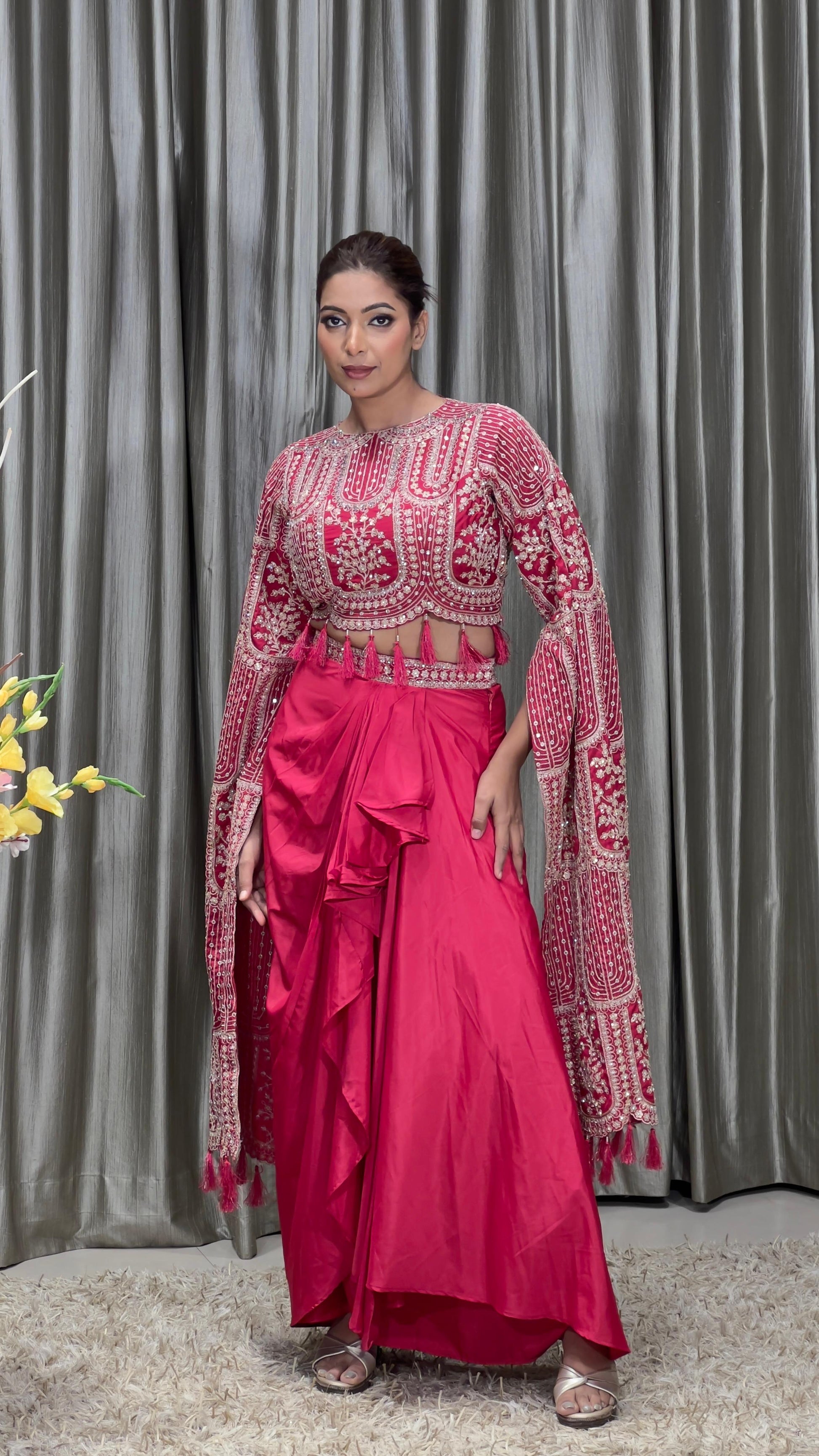 COCKTAIL PARTIES,MODERN WEDDEING FUNCTION INDO WESTERN OUTFIT